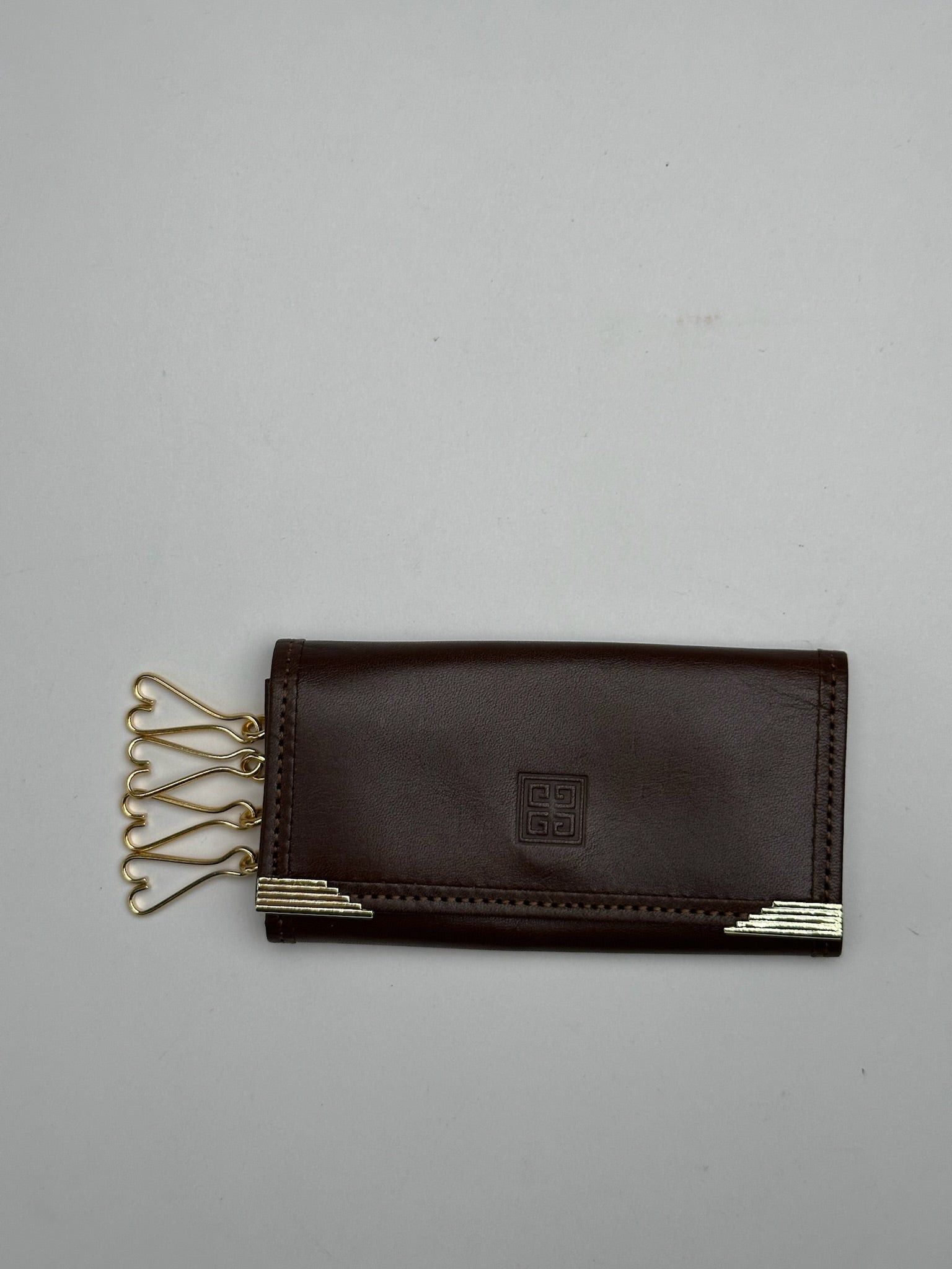 Givenchy Vintage Leather Key Holder Brown Size ONE SIZE - 6 Thumbnail
