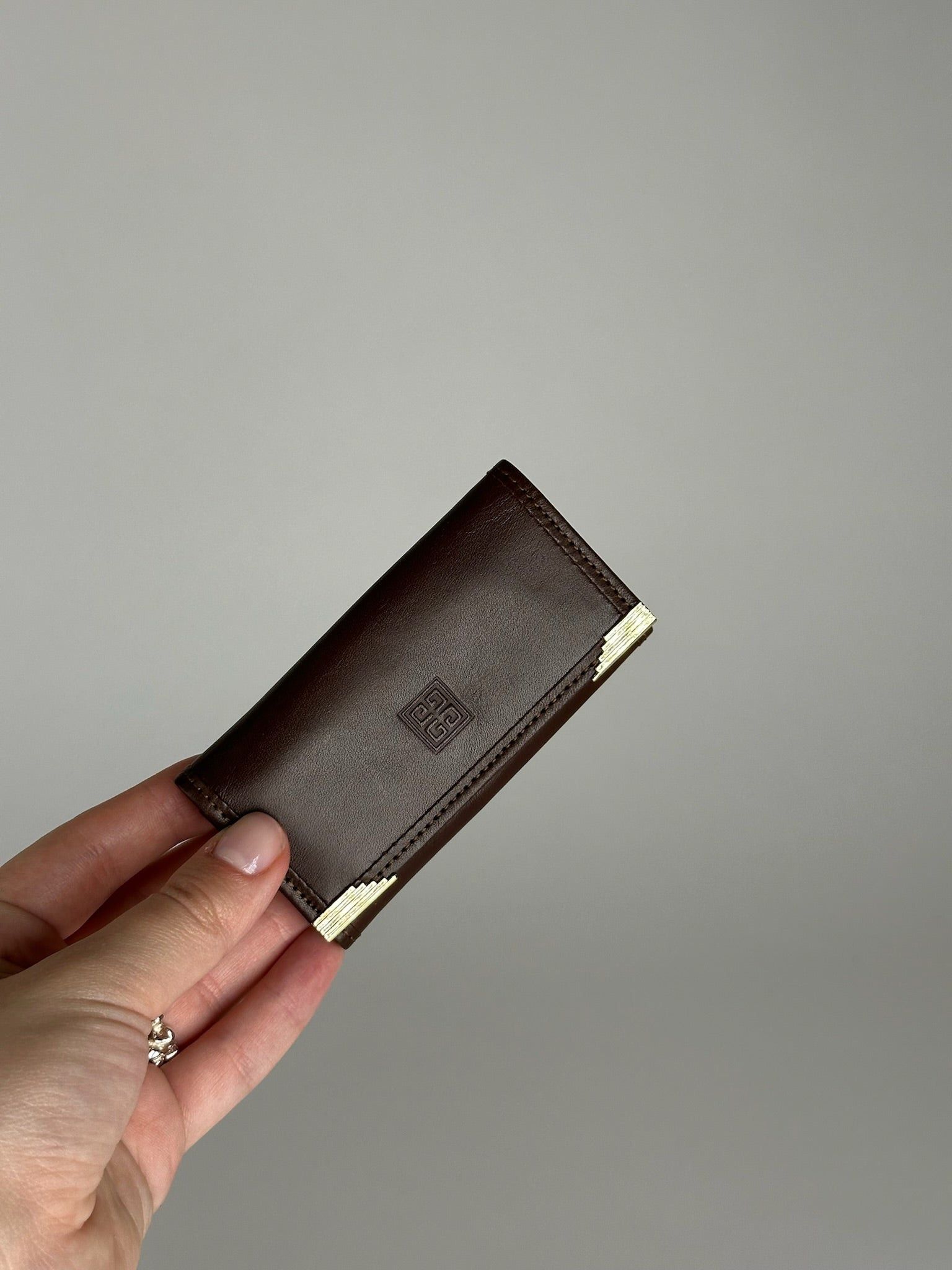 Givenchy Vintage Leather Key Holder Brown Size ONE SIZE - 5 Thumbnail