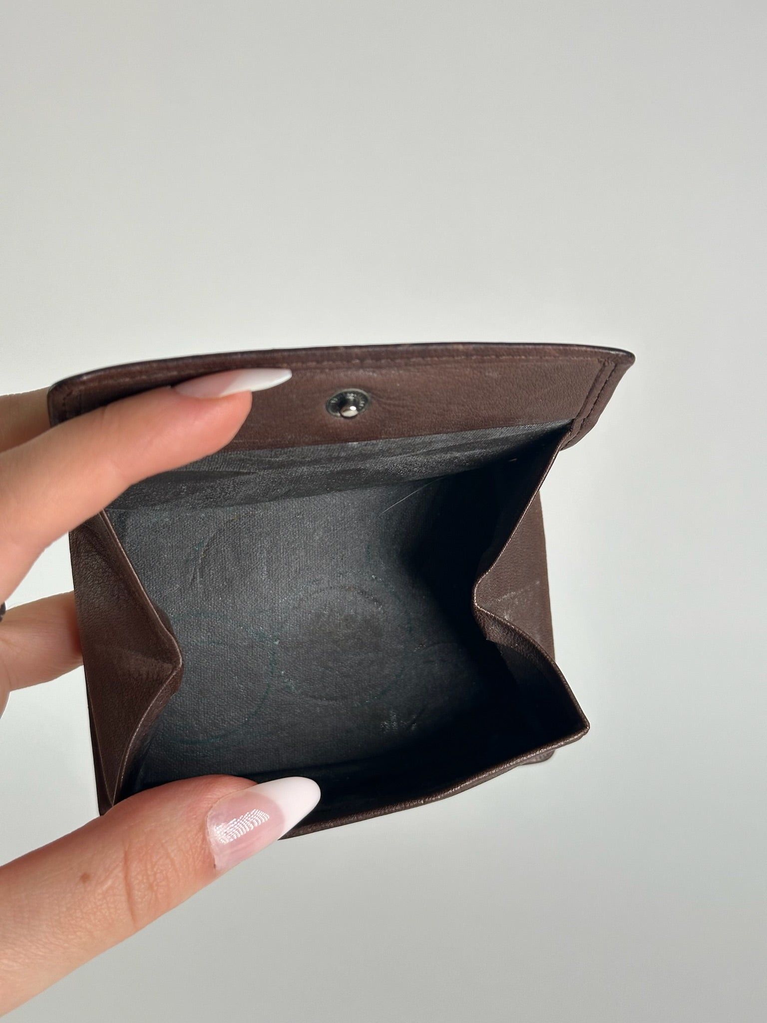 Other Vintage Yves Saint Laurent Leather Card Holder Brown Size ONE SIZE - 4 Thumbnail