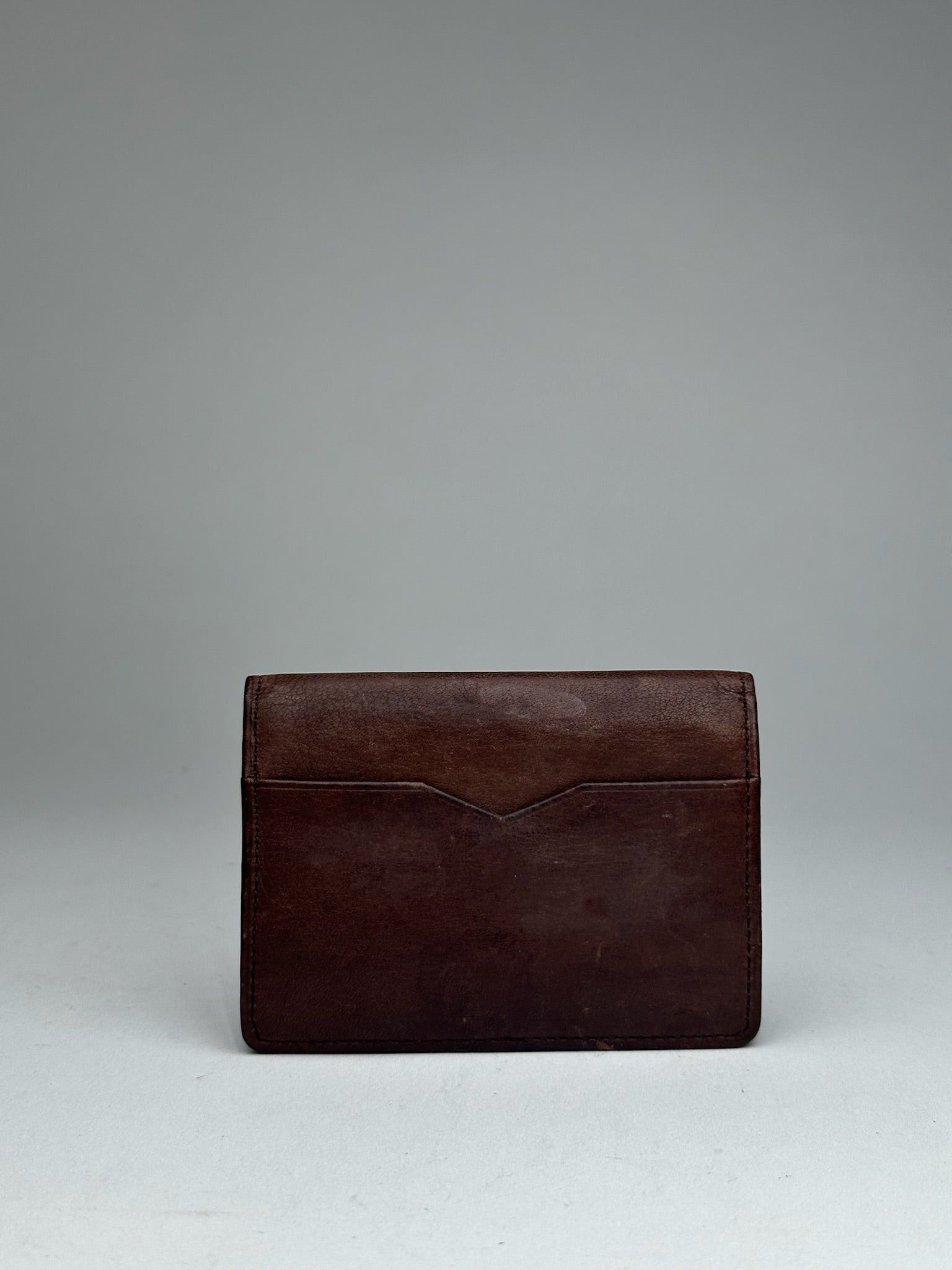 Other Vintage Yves Saint Laurent Leather Card Holder Brown Size ONE SIZE - 2 Thumbnail