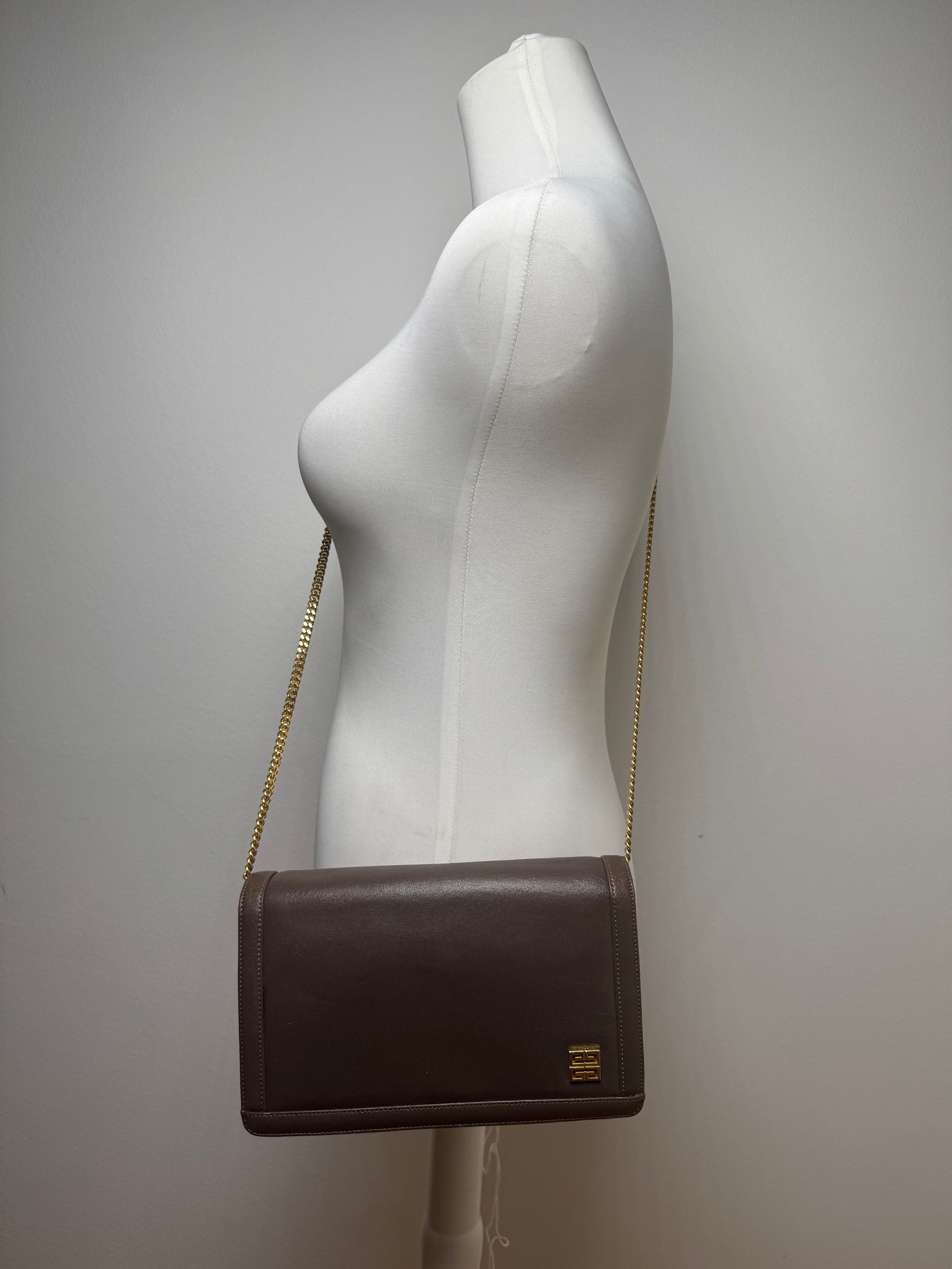 Givenchy Vintage 4G leather bag brown Size ONE SIZE - 3 Thumbnail
