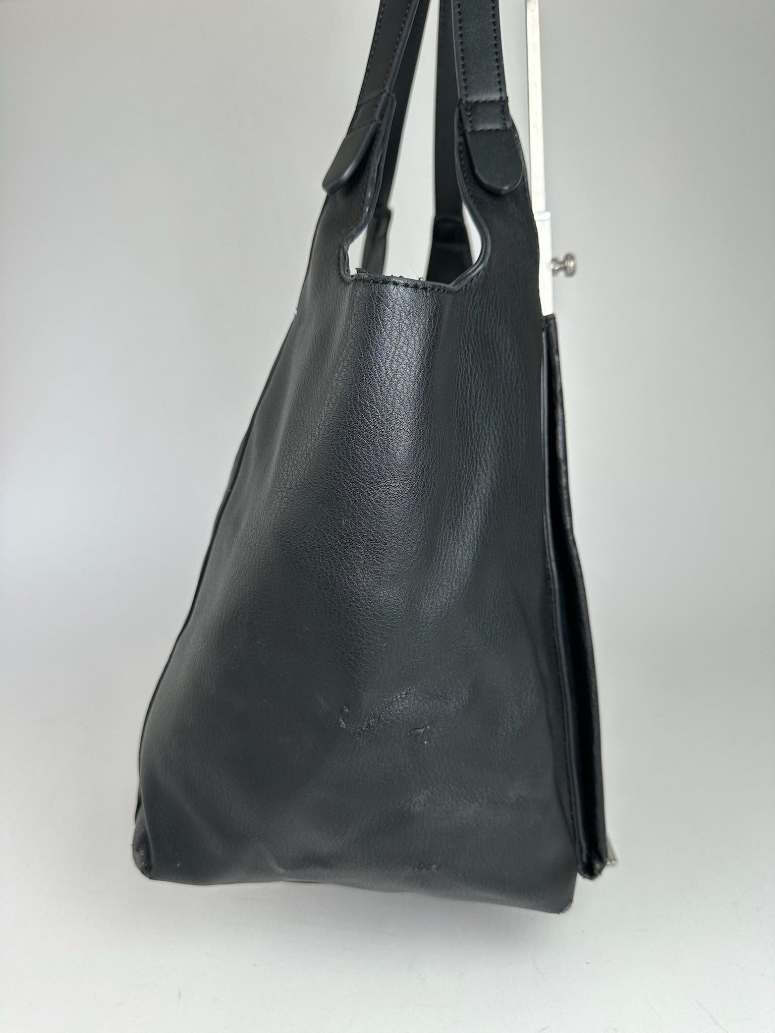 Giorgio Armani Vintage Armani leather Shopper Black Size ONE SIZE - 8 Thumbnail