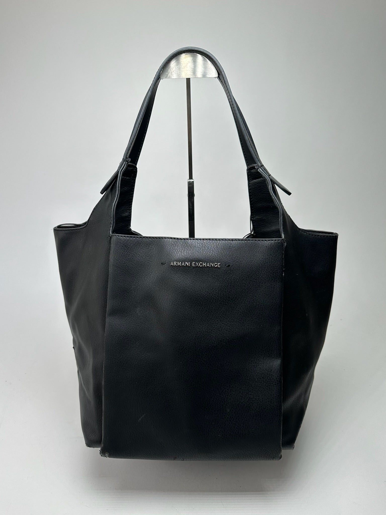 Giorgio Armani Vintage Armani leather Shopper Black Size ONE SIZE - 10 Thumbnail