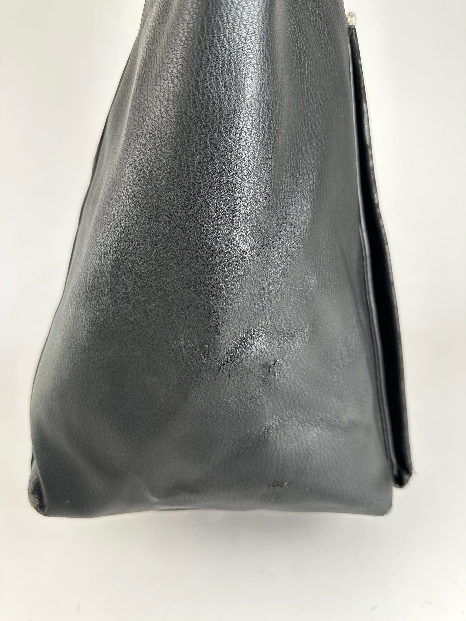 Giorgio Armani Vintage Armani leather Shopper Black Size ONE SIZE - 7 Thumbnail