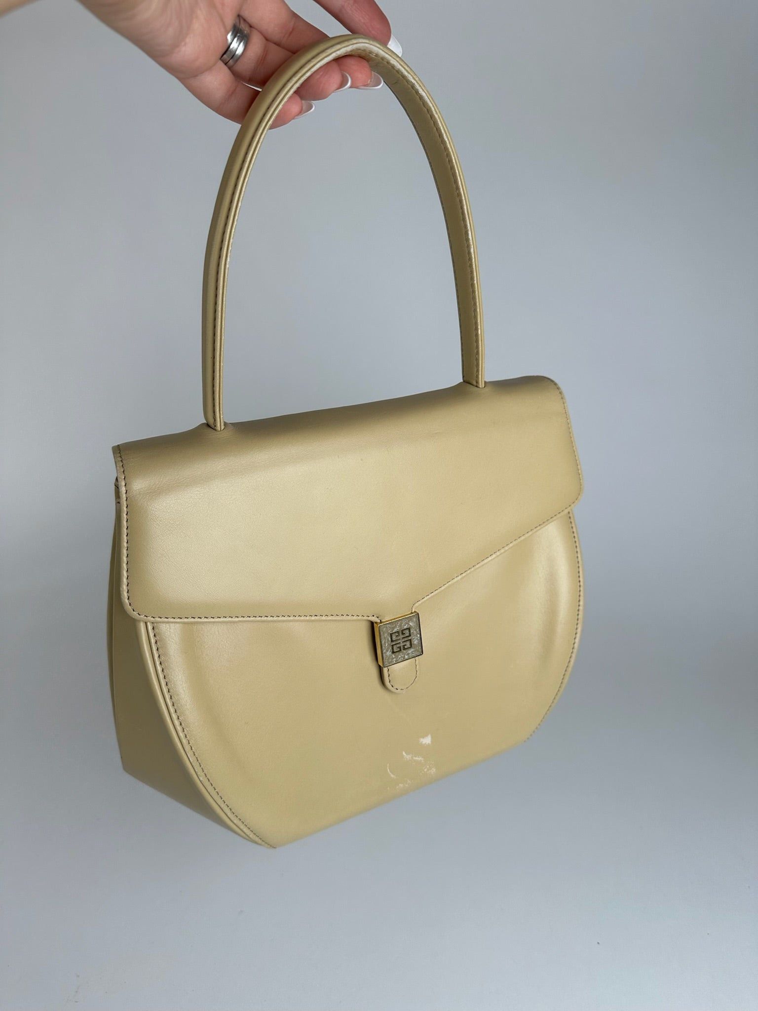 Givenchy Vintage leather Bag beige Size ONE SIZE - 9 Thumbnail
