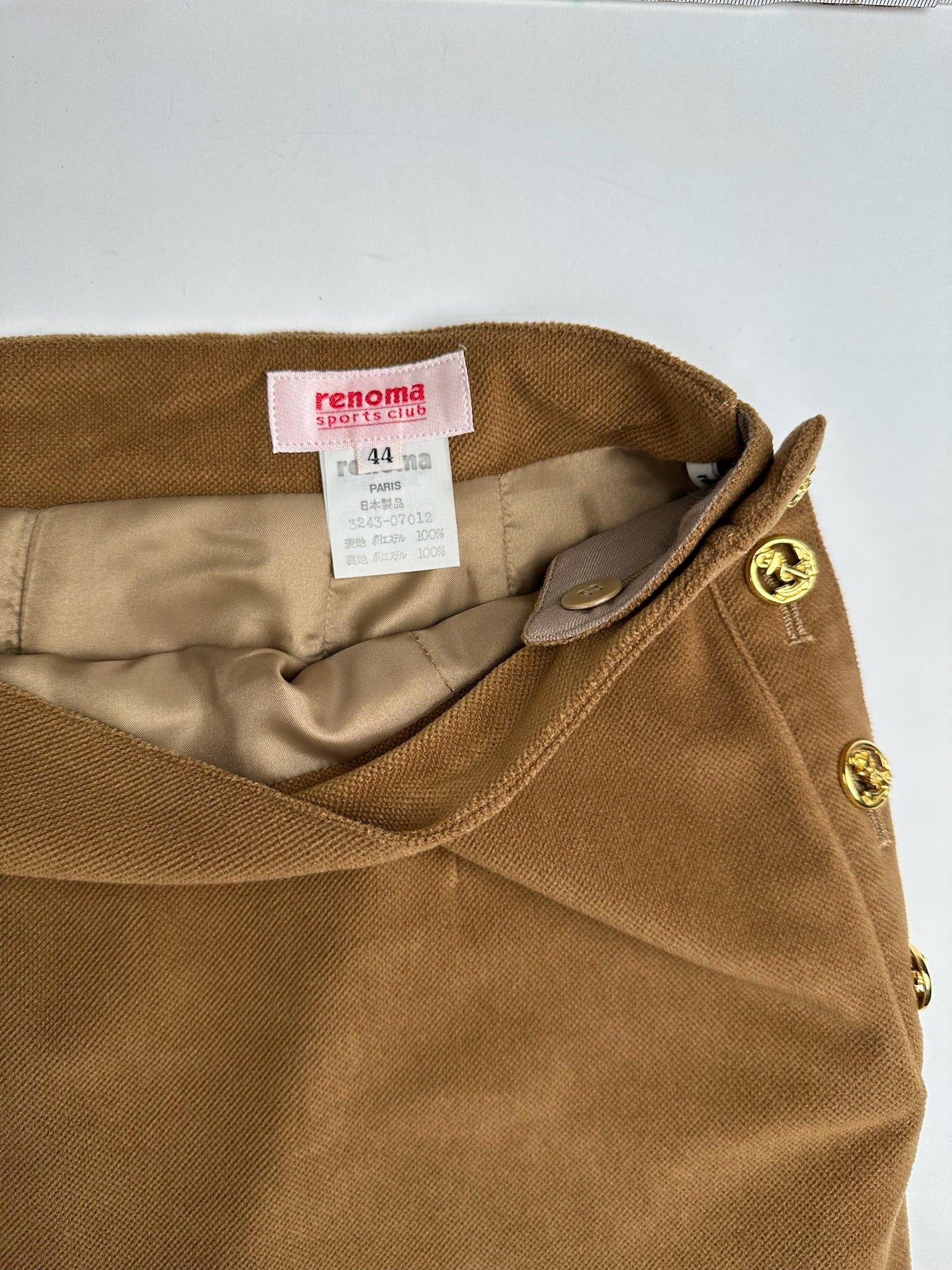 Other Vintage Celine Paris Wool Skirt brown Size 34" / US 12 / IT 48 - 6 Thumbnail