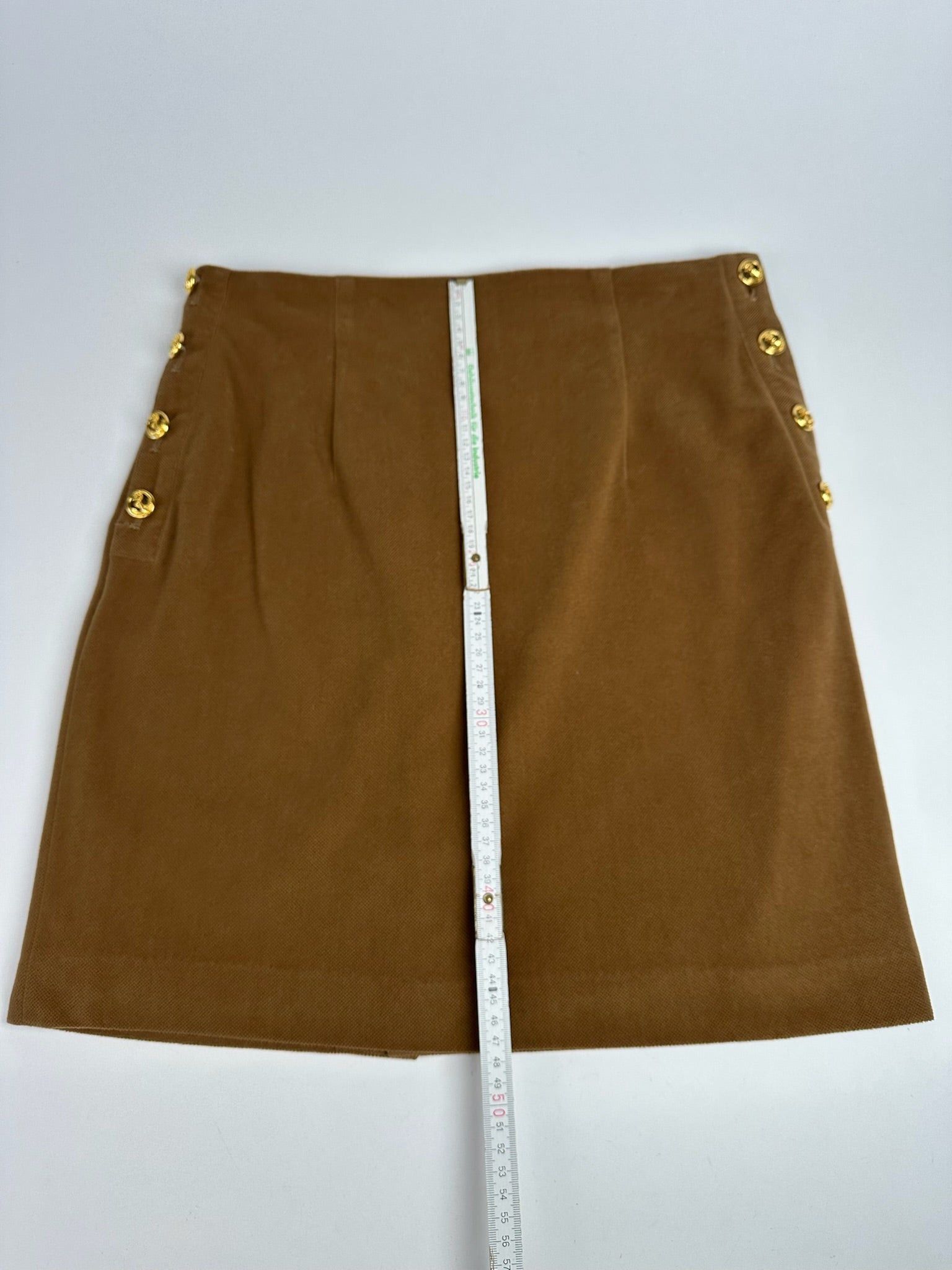 Other Vintage Celine Paris Wool Skirt brown Size 34" / US 12 / IT 48 - 3 Thumbnail