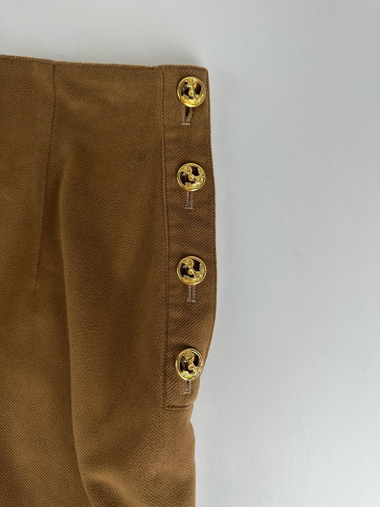 Other Vintage Celine Paris Wool Skirt brown Size 34" / US 12 / IT 48 - 5 Thumbnail