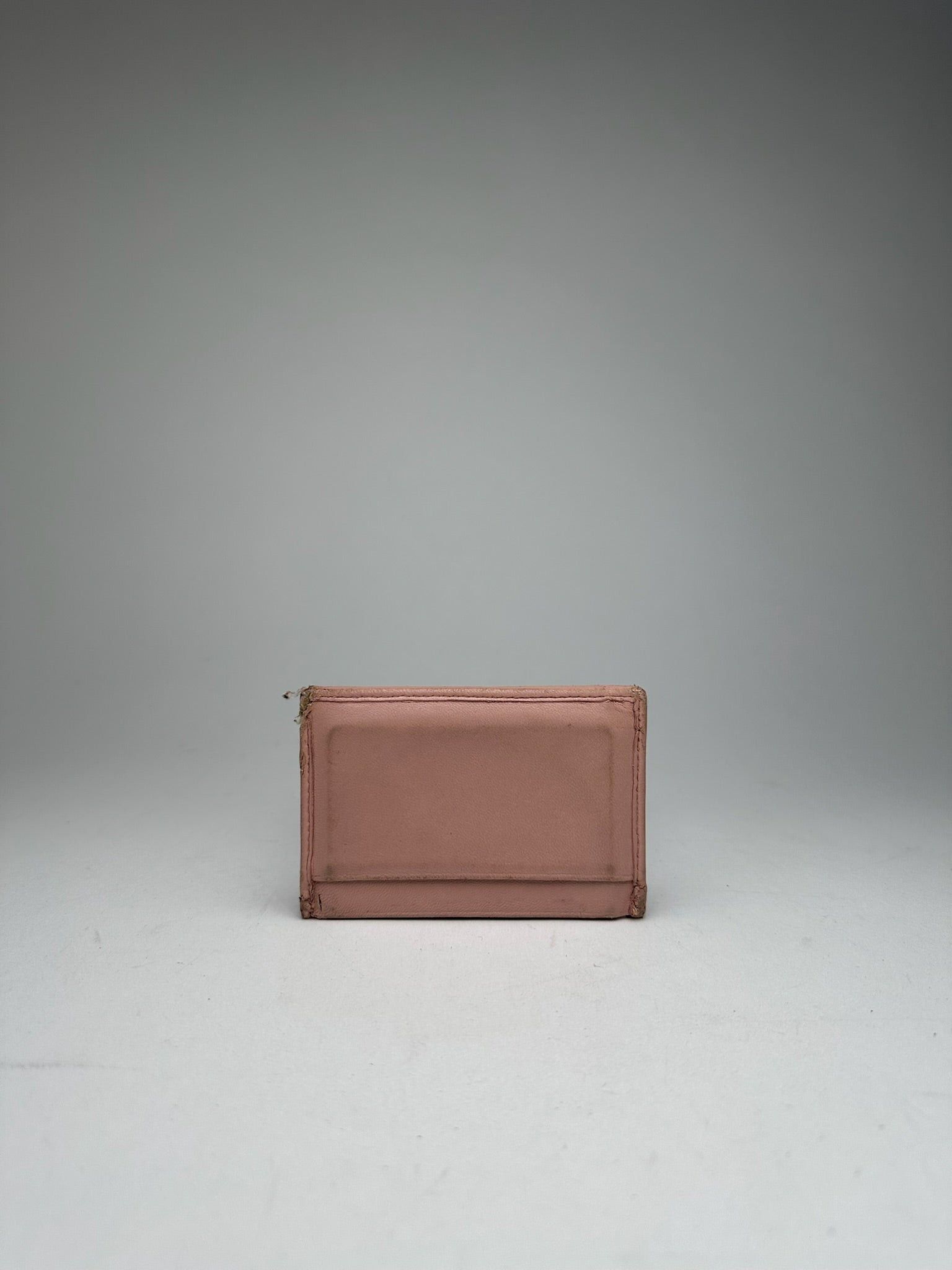 Miu Miu Vintage Leather Card Holder Pink Size ONE SIZE - 6 Thumbnail