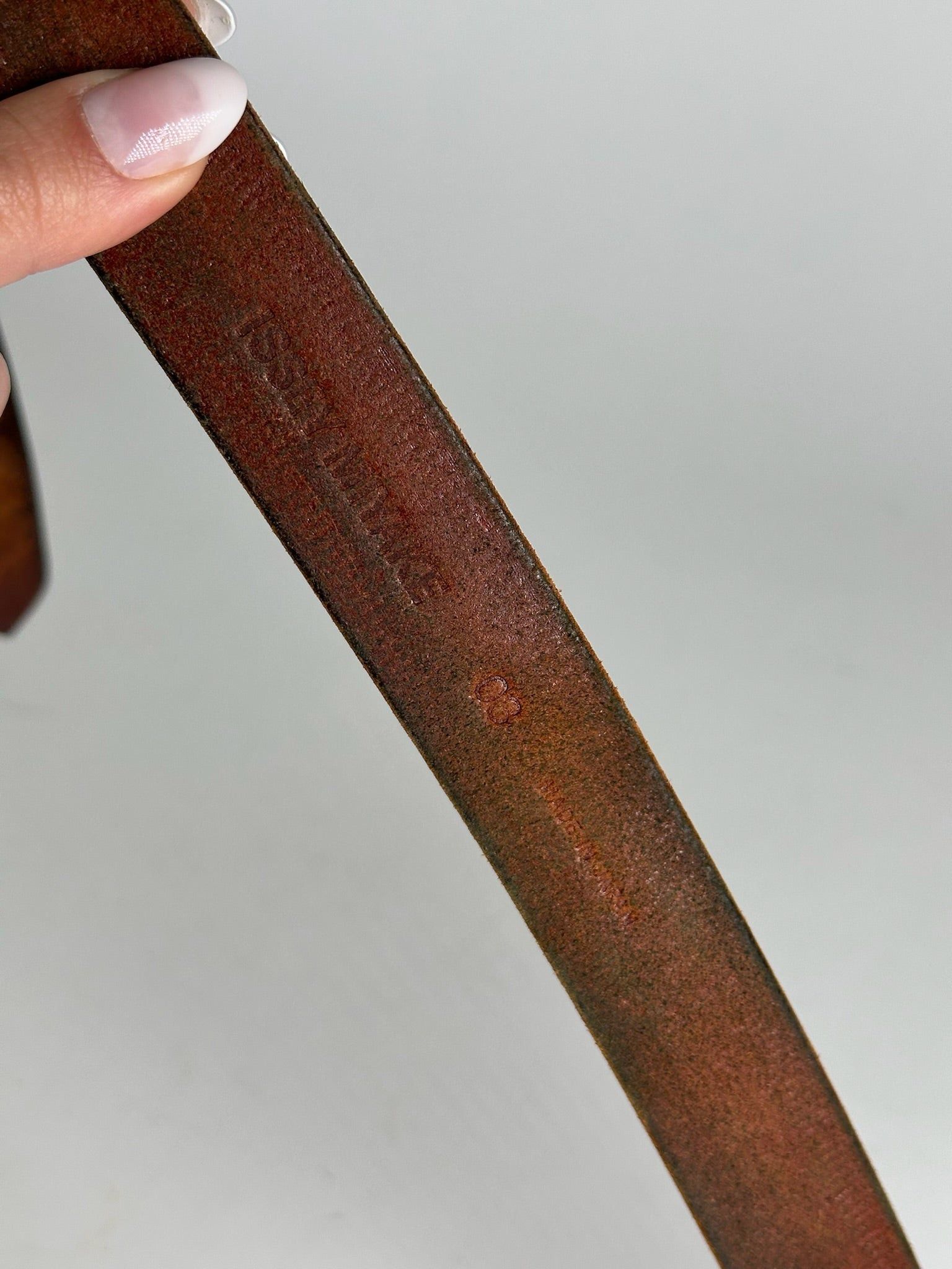 Issey Miyake Vintage Leather belt brown Size ONE SIZE - 6 Thumbnail