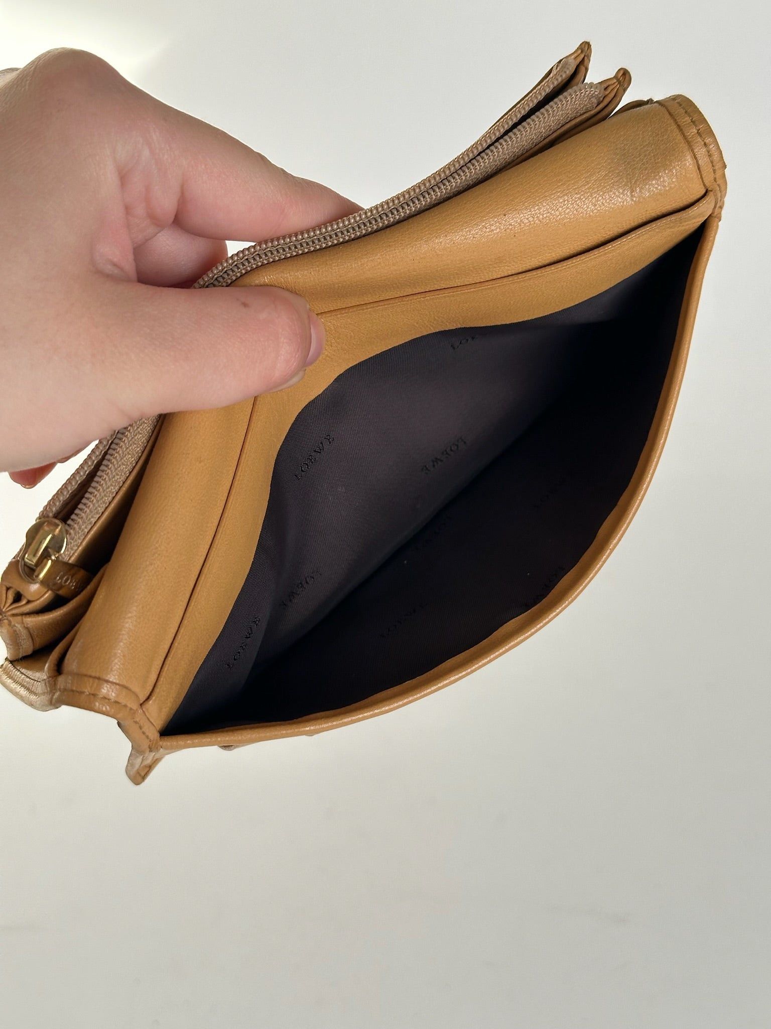 Loewe Vintage Madrid Leather wallet brown Size ONE SIZE - 3 Thumbnail