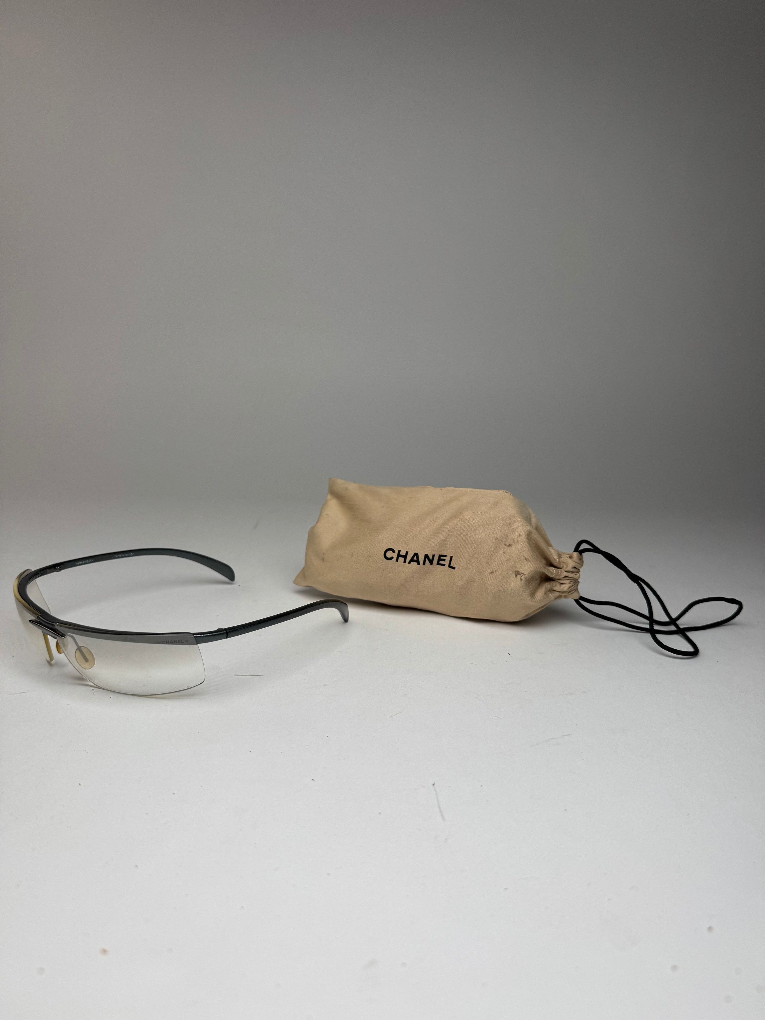 Chanel Vintage Sunglasses transparent Size ONE SIZE - 7 Thumbnail
