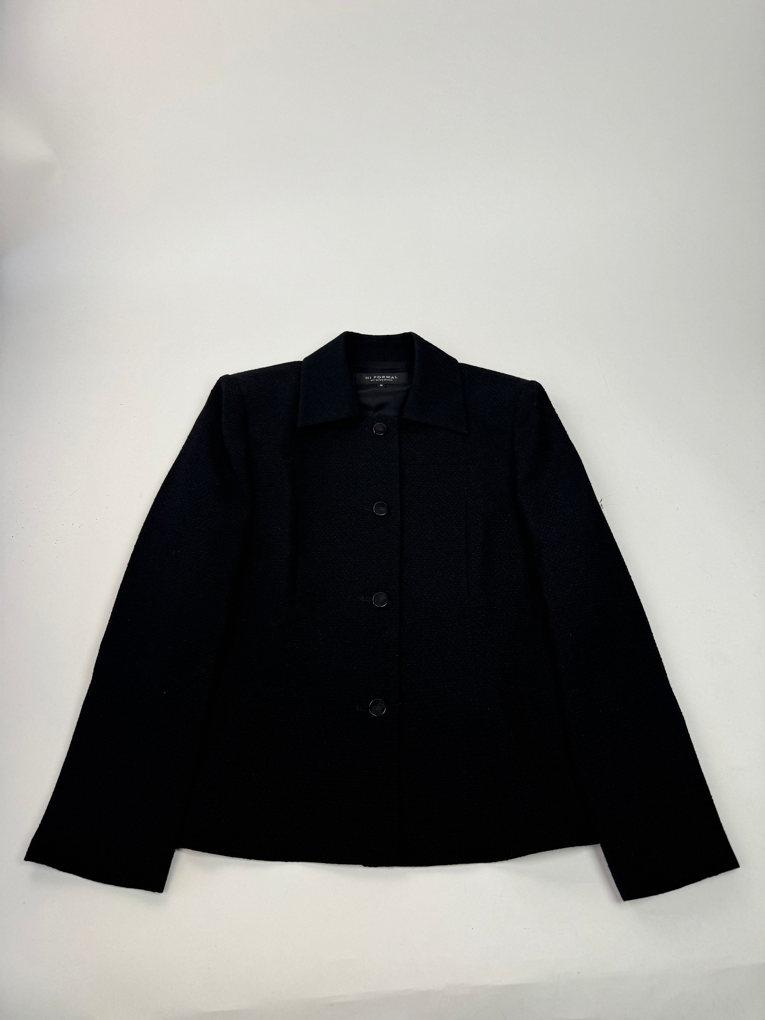 Givenchy Vintage Wool Trenchcoat black Size S / US 4 / IT 40 - 14 Thumbnail