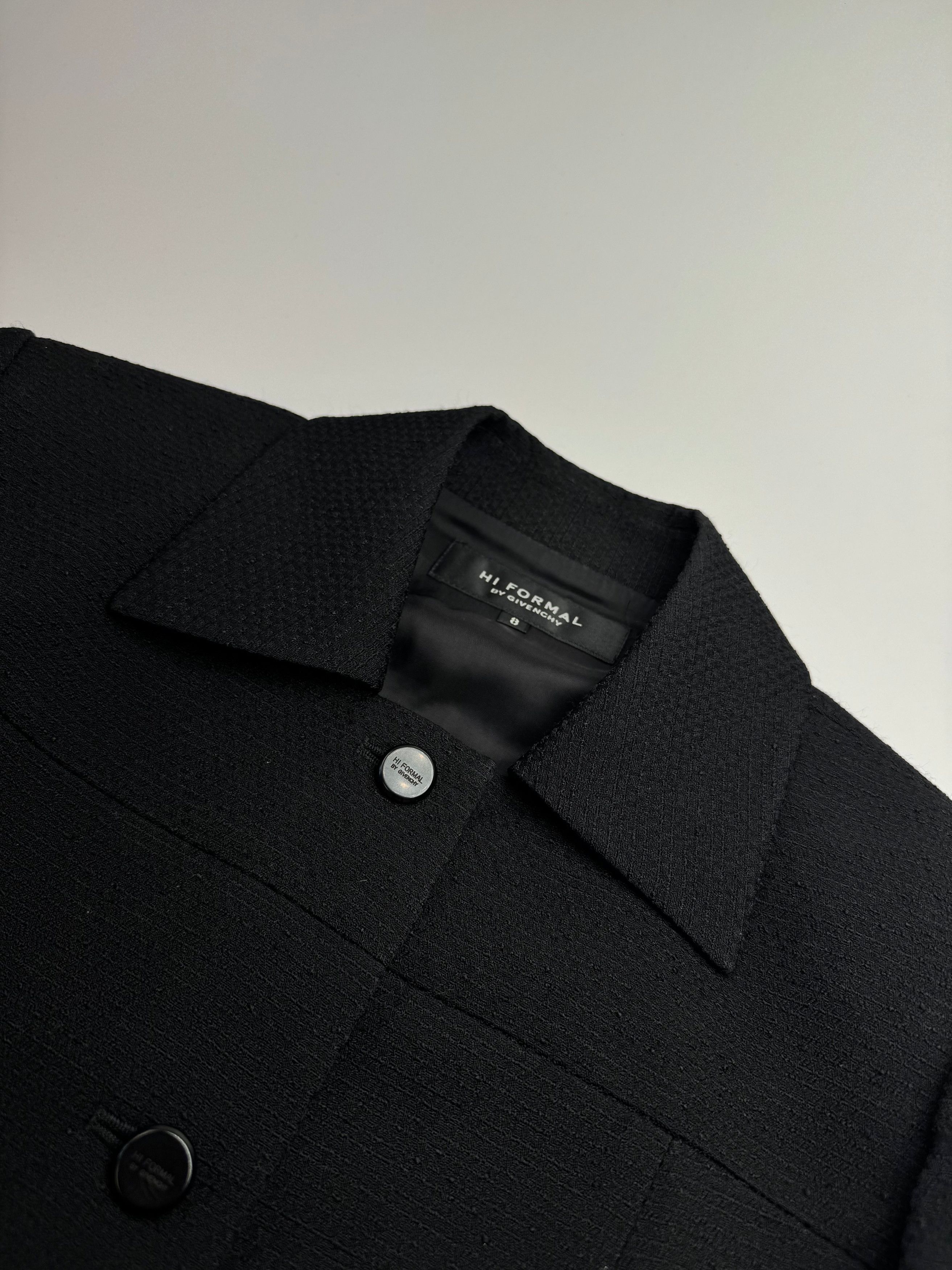 Givenchy Vintage Wool Trenchcoat black Size S / US 4 / IT 40 - 6 Thumbnail