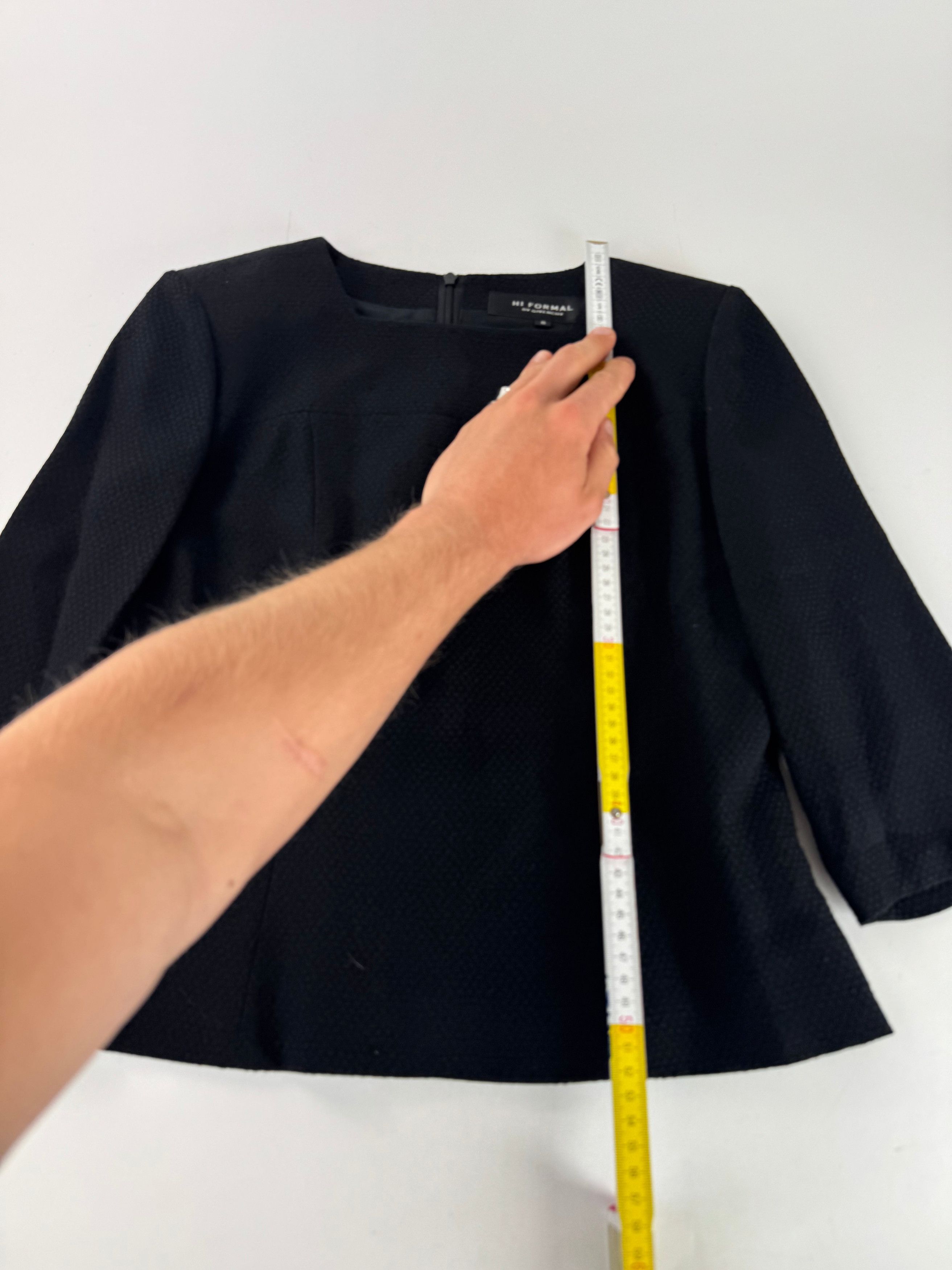 Givenchy Vintage Wool Coat black Size XS / US 0-2 / IT 36-38 - 10 Thumbnail