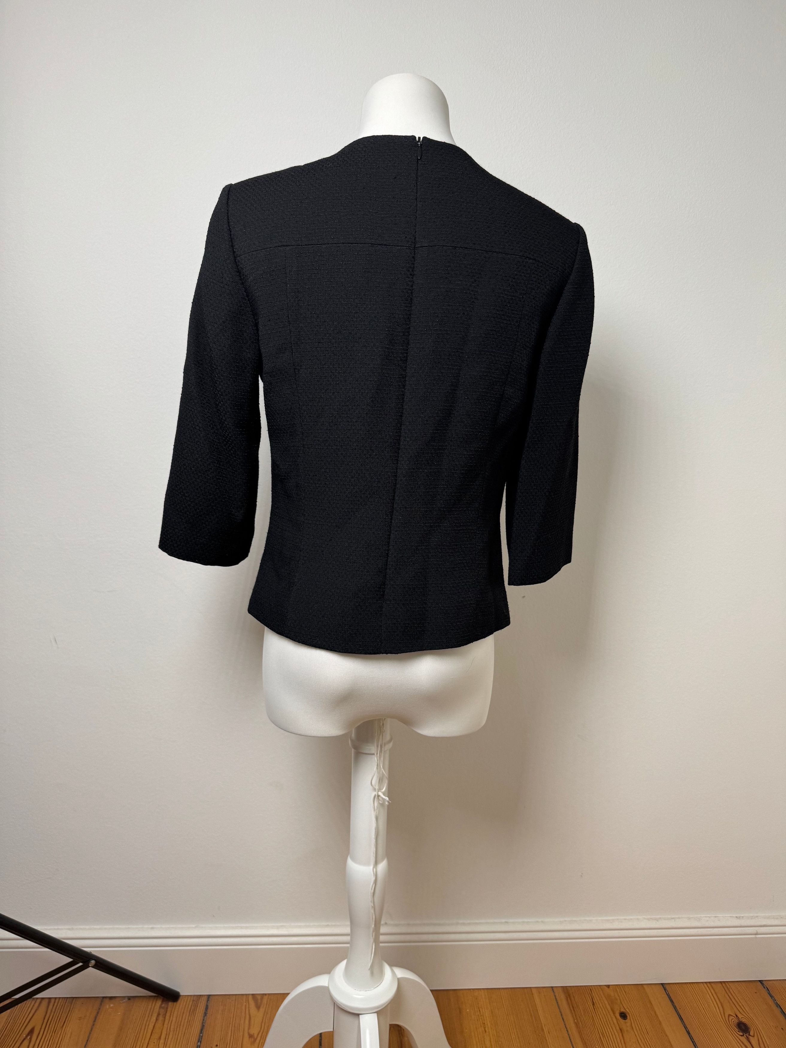 Givenchy Vintage Wool Coat black Size XS / US 0-2 / IT 36-38 - 2 Thumbnail