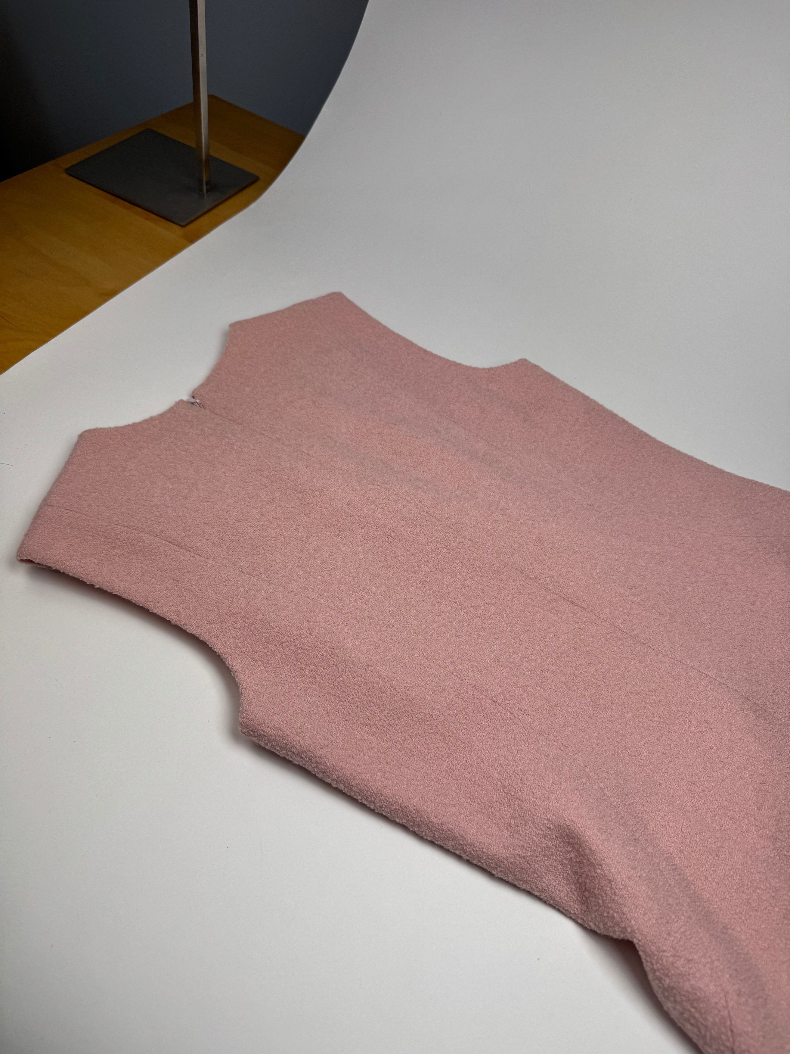 Balenciaga Vintage Wool Dress M pink Size L / US 10 / IT 46 - 7 Thumbnail