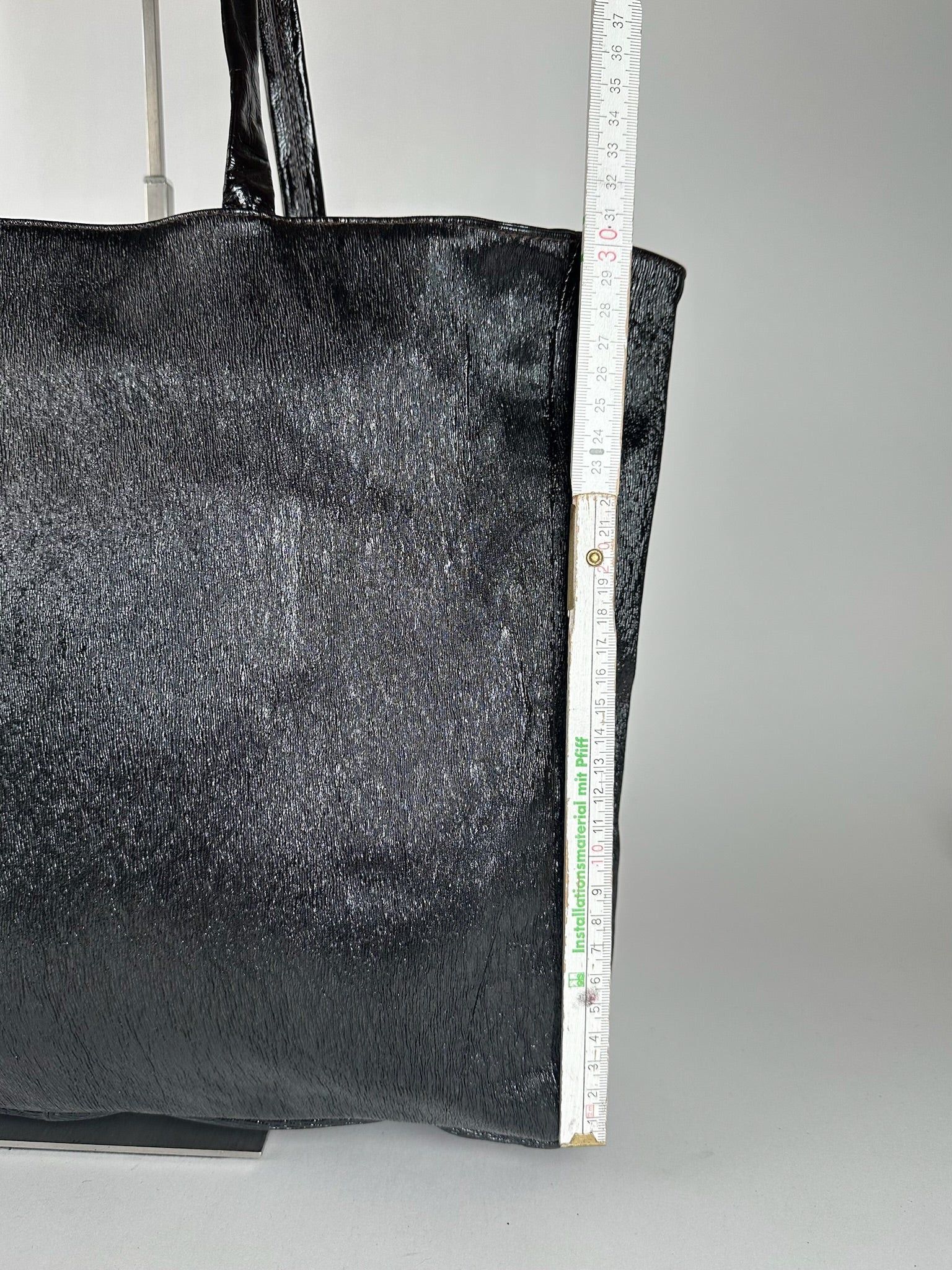 Bottega Veneta Vintage Leather Shopper black Size ONE SIZE - 9 Thumbnail