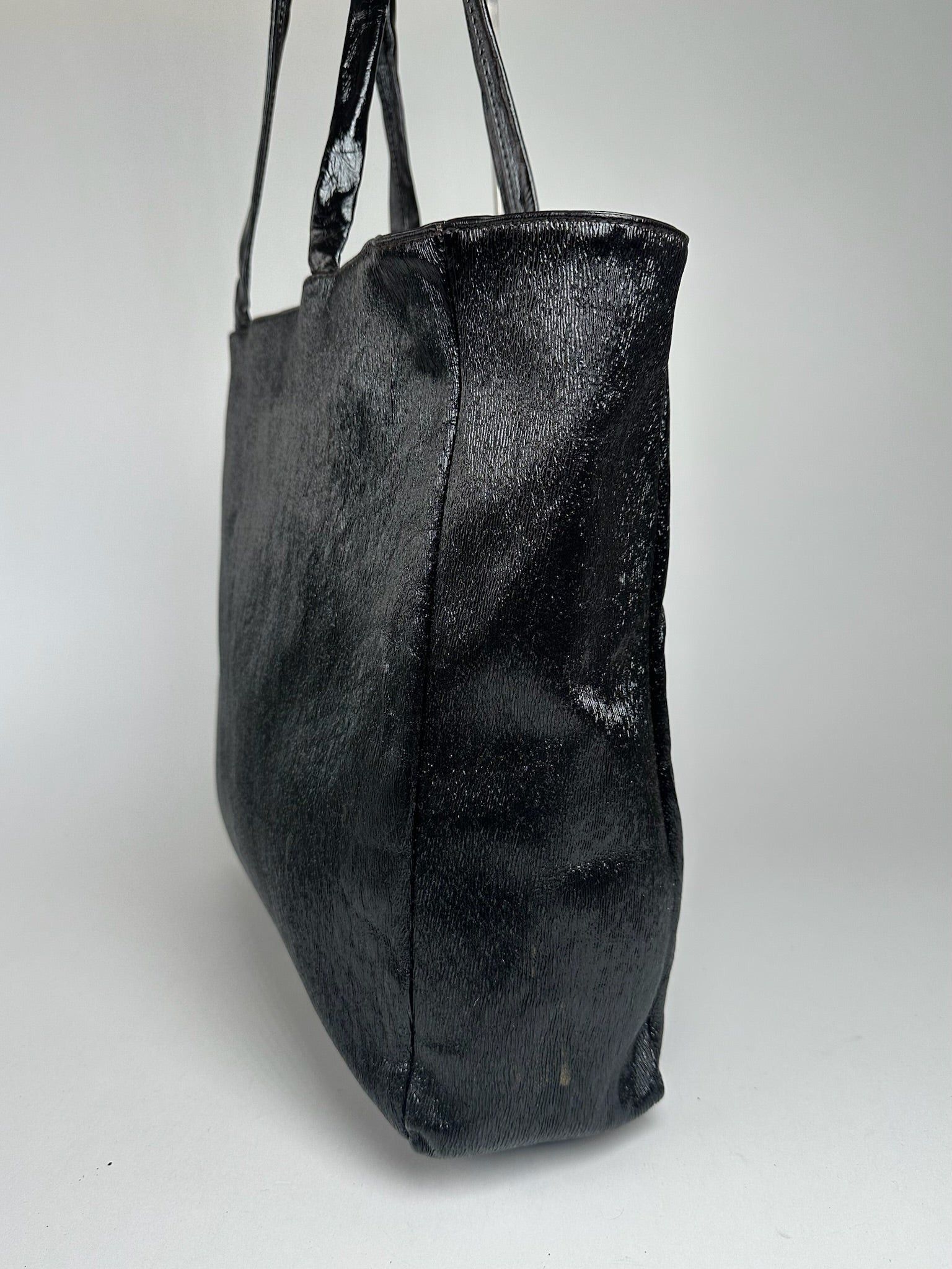 Bottega Veneta Vintage Leather Shopper black Size ONE SIZE - 8 Thumbnail