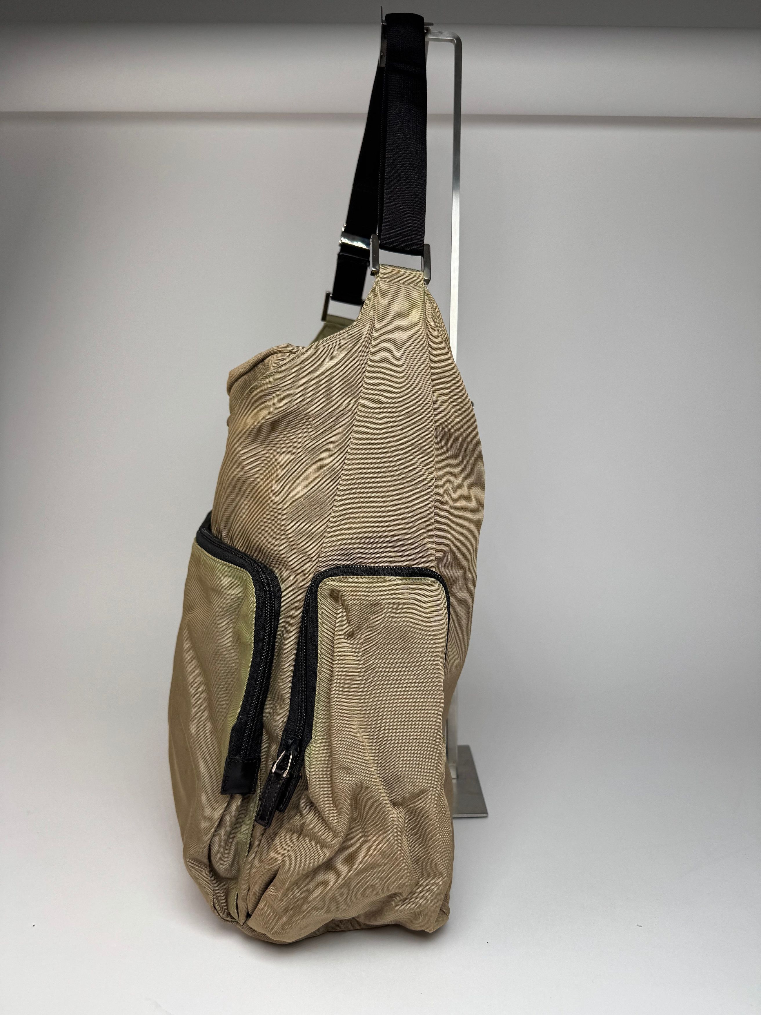 Gucci Vintage Canvas Bag Khaki Brown Size ONE SIZE - 9 Thumbnail