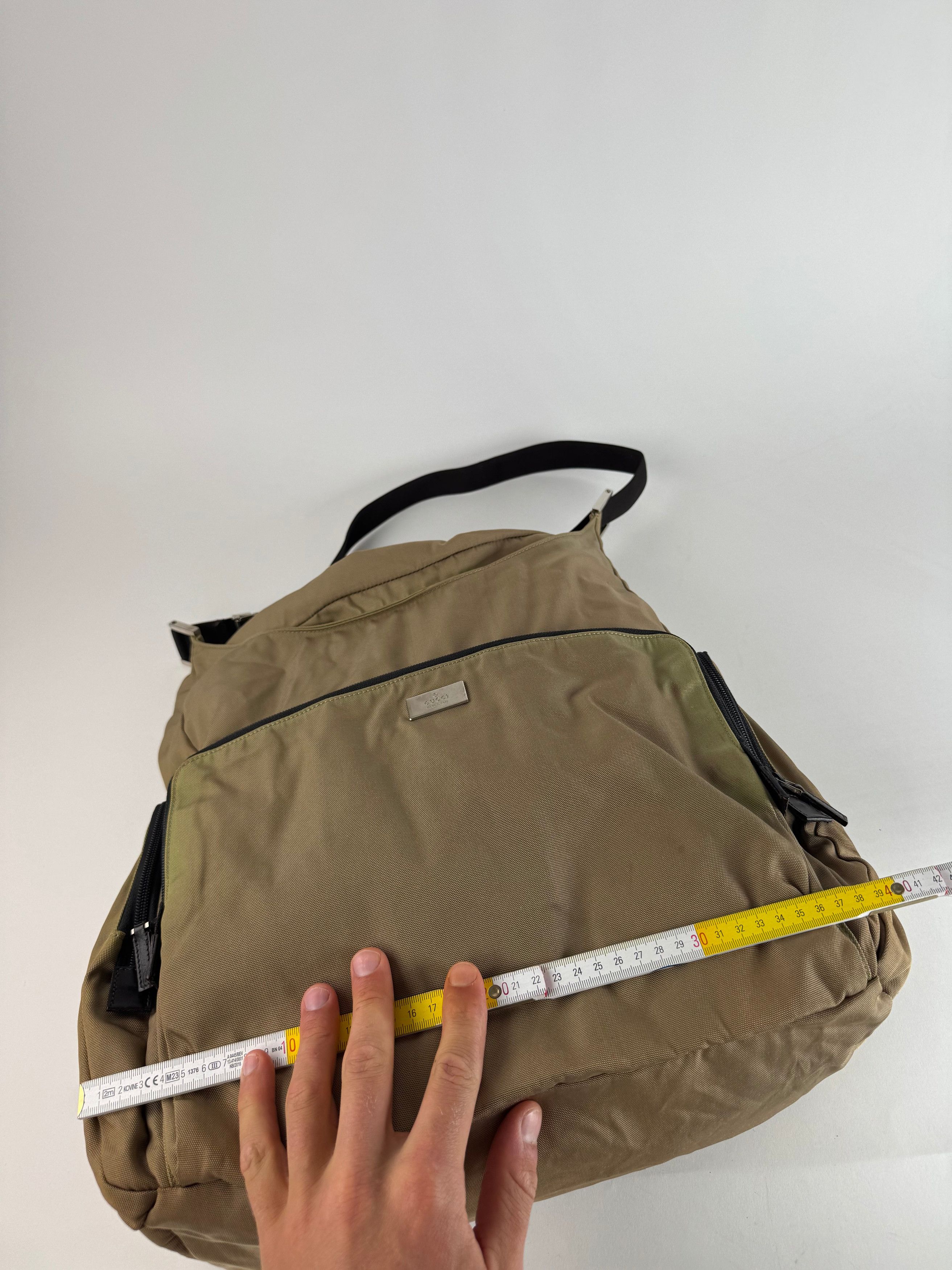 Gucci Vintage Canvas Bag Khaki Brown Size ONE SIZE - 6 Thumbnail