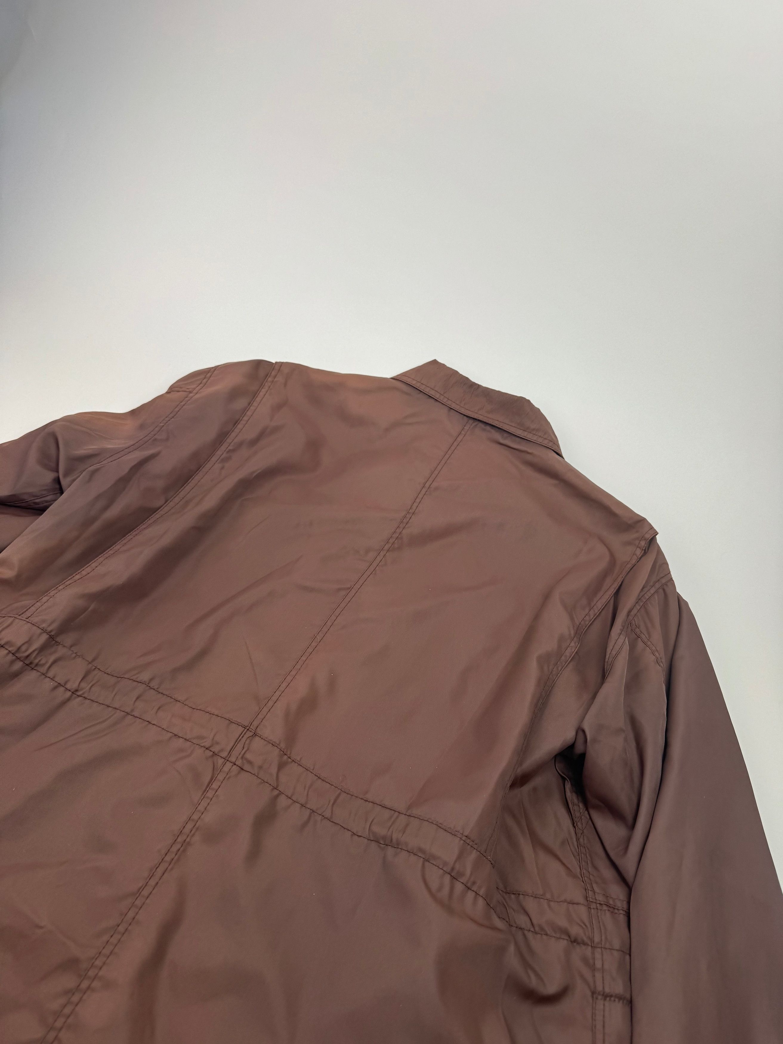 Vintage Roma Polyester Trenchcoat L Brown