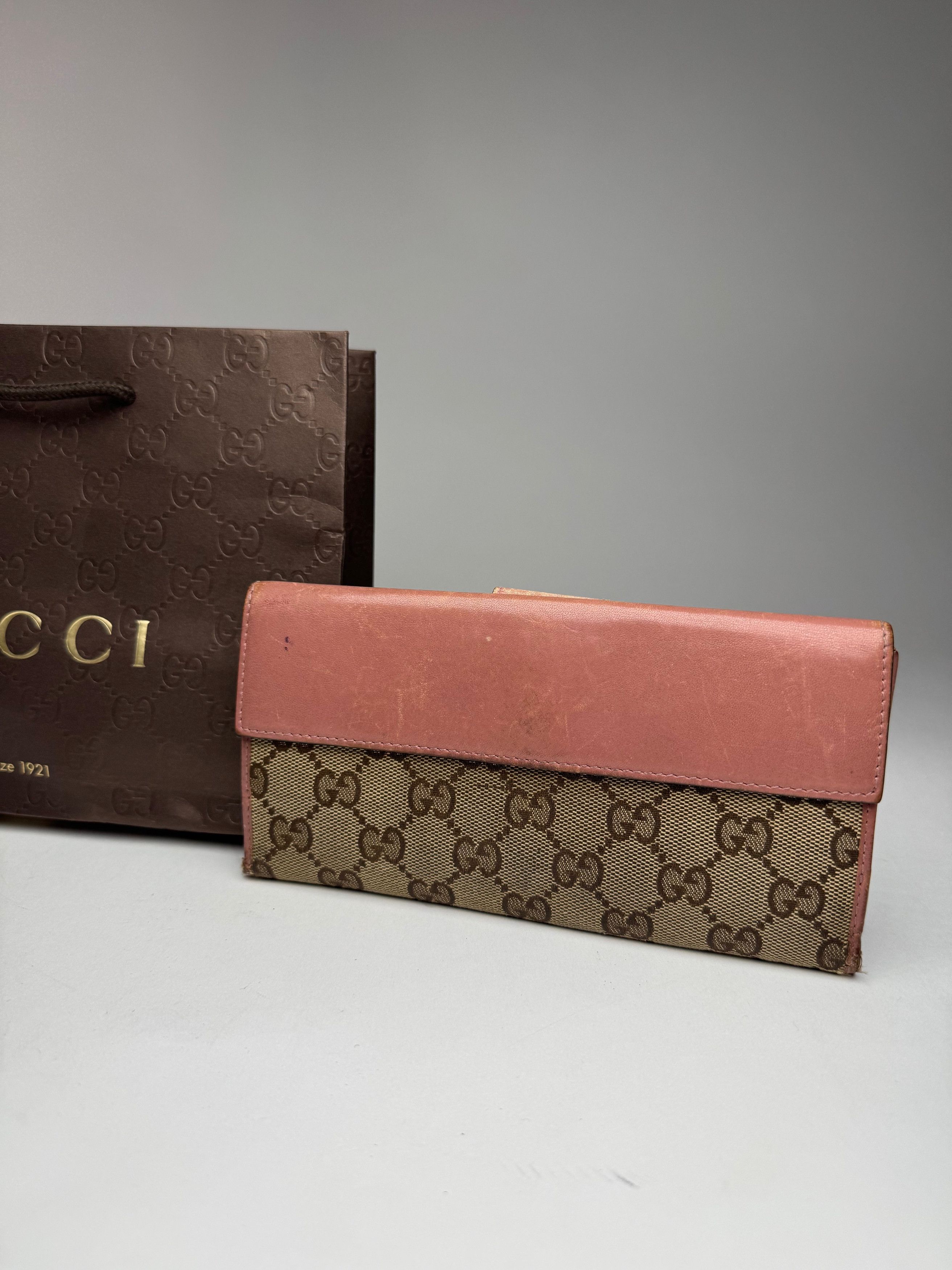 Gucci Vintage Monogram Wallet beige Size ONE SIZE - 9 Thumbnail