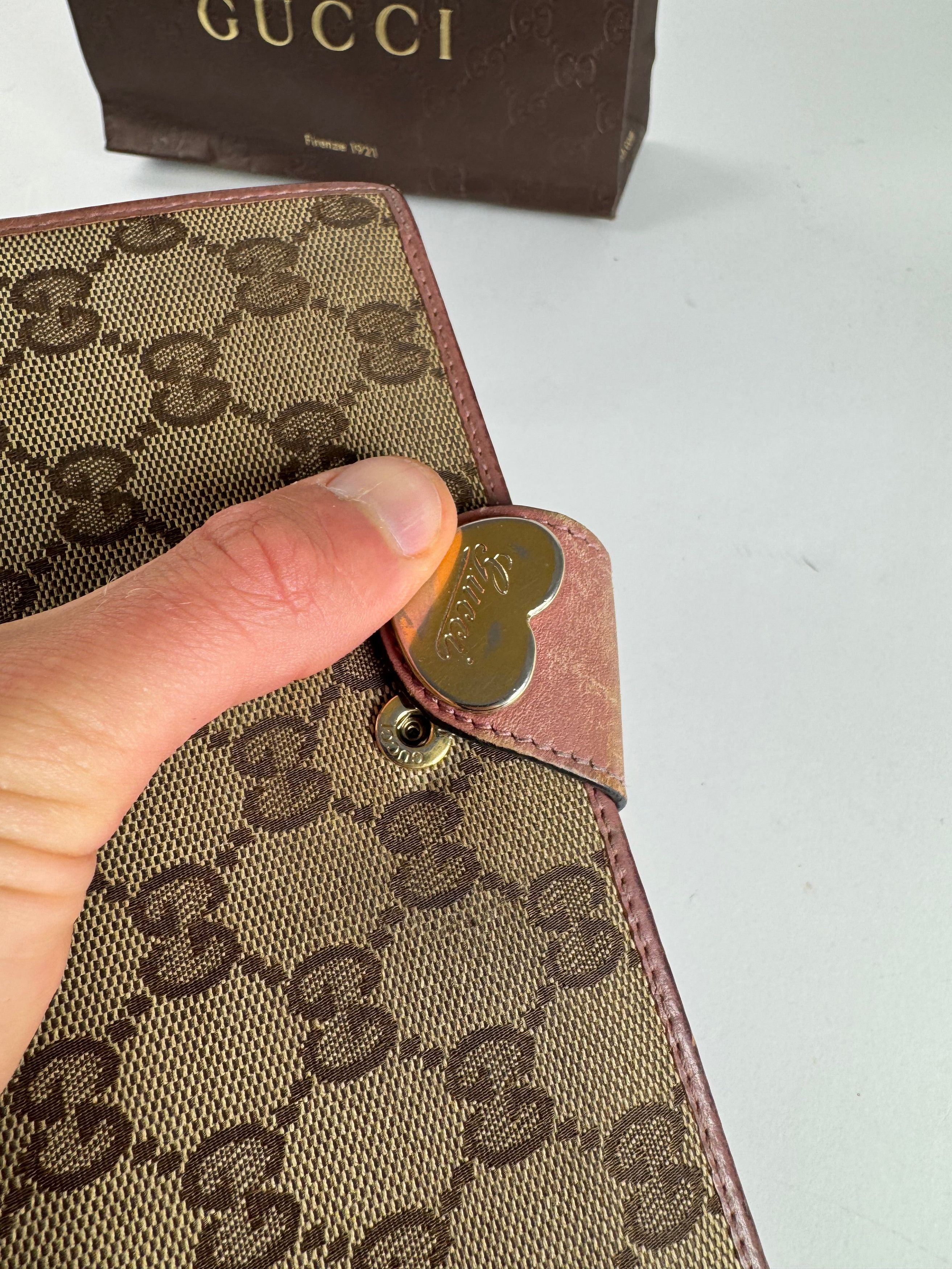 Gucci Vintage Monogram Wallet beige Size ONE SIZE - 5 Thumbnail