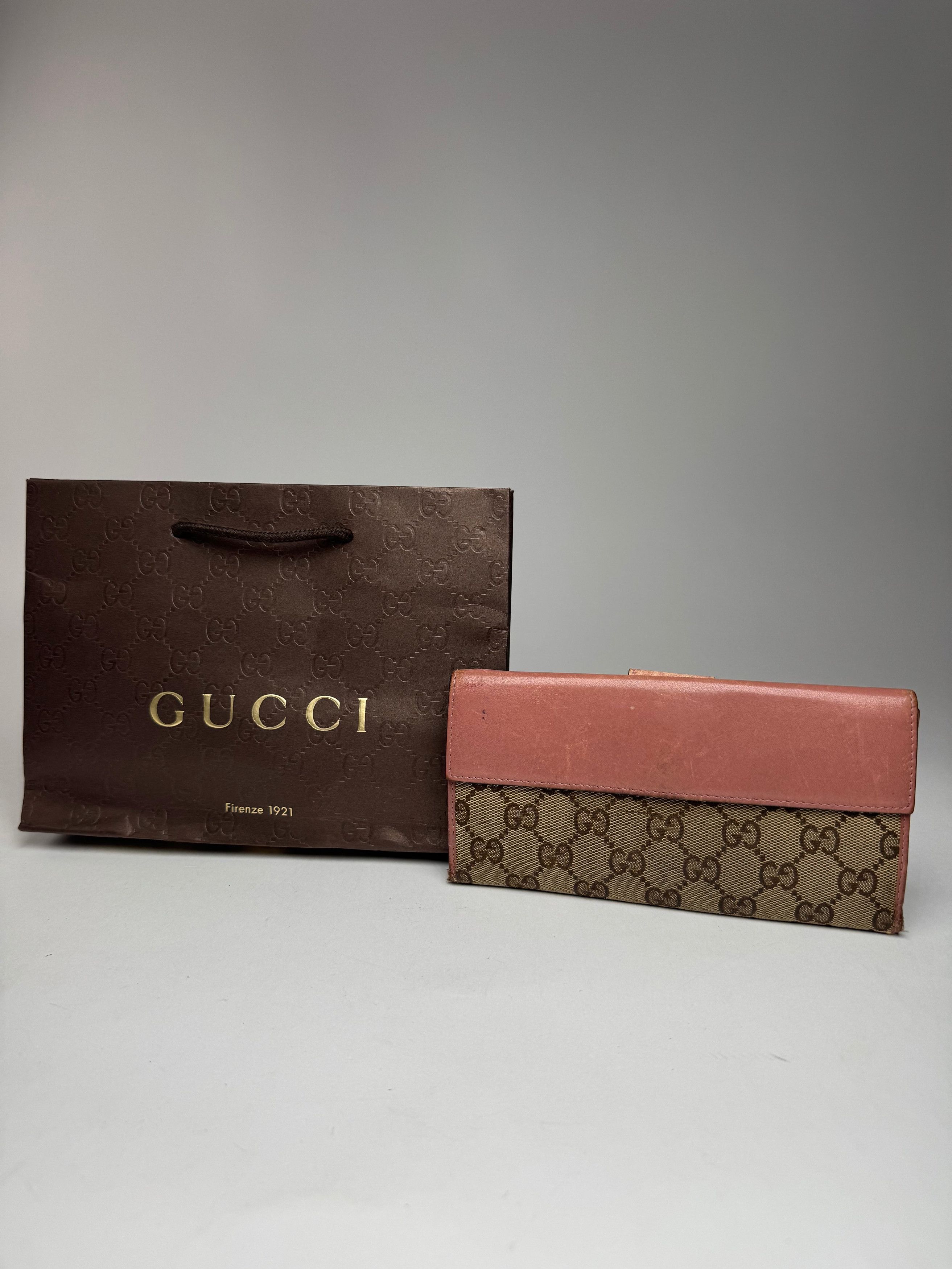Gucci Vintage Monogram Wallet beige Size ONE SIZE - 2 Thumbnail