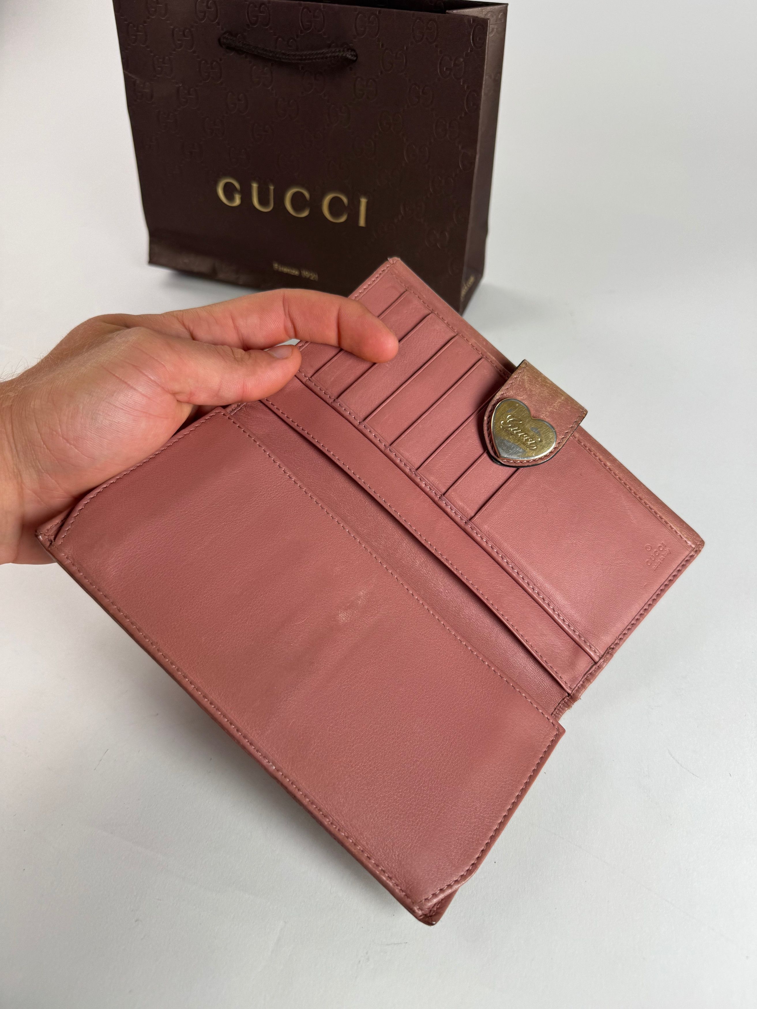 Gucci Vintage Monogram Wallet beige Size ONE SIZE - 8 Thumbnail