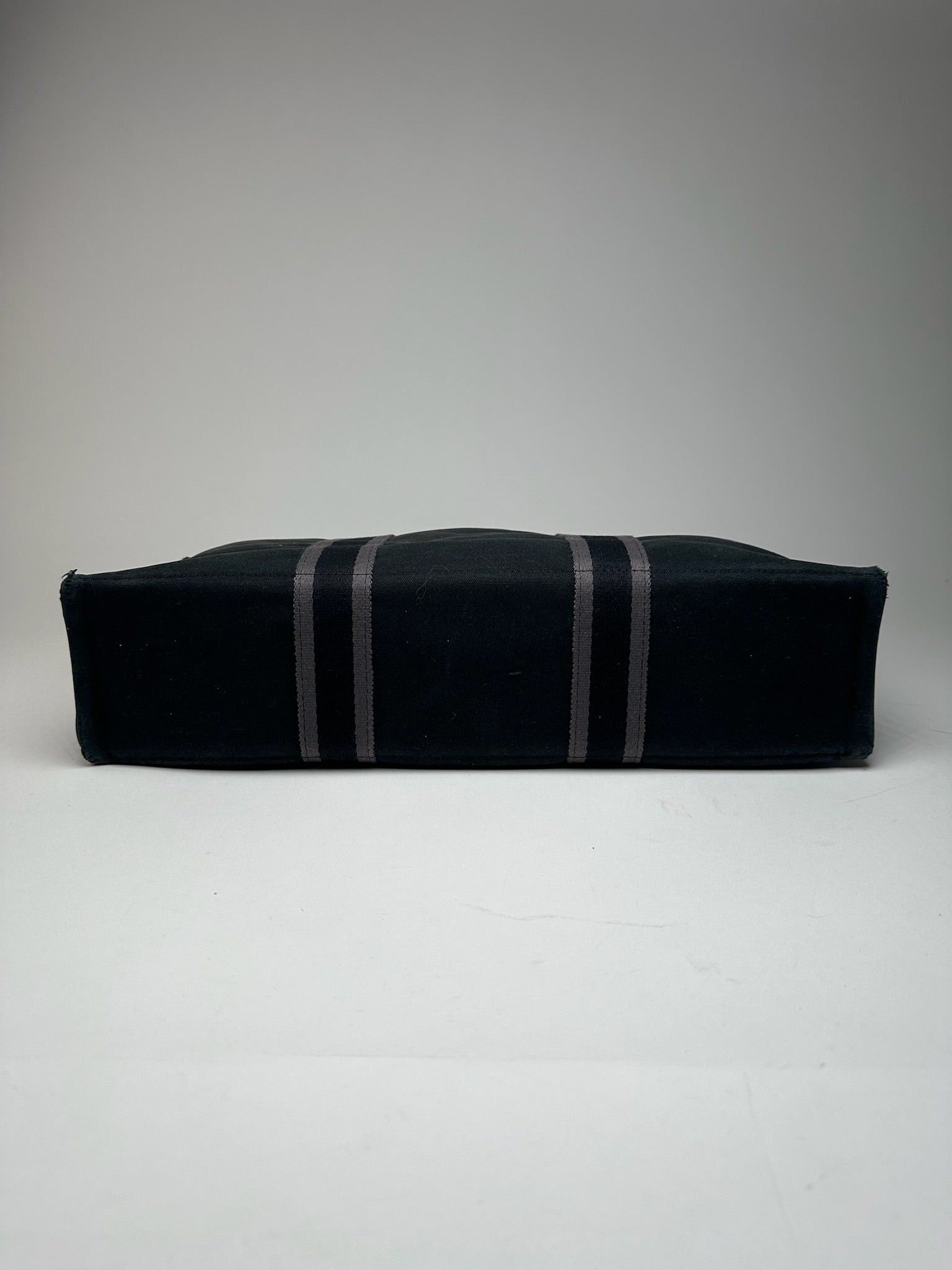 Other Vintage Hermes Canvas shopper black Size ONE SIZE - 9 Thumbnail