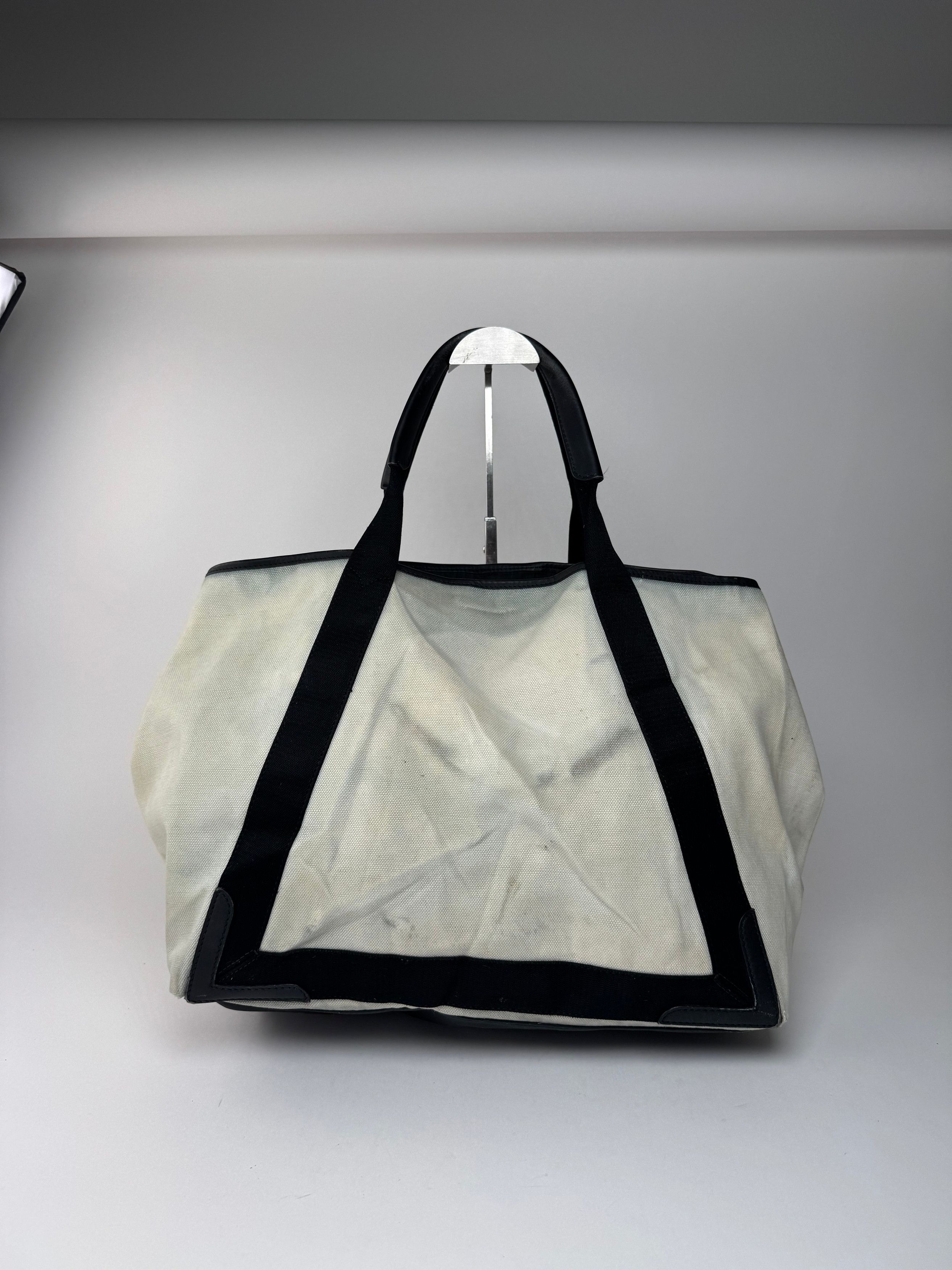 Balenciaga Vintage Logo Shopper black white Size ONE SIZE - 11 Thumbnail