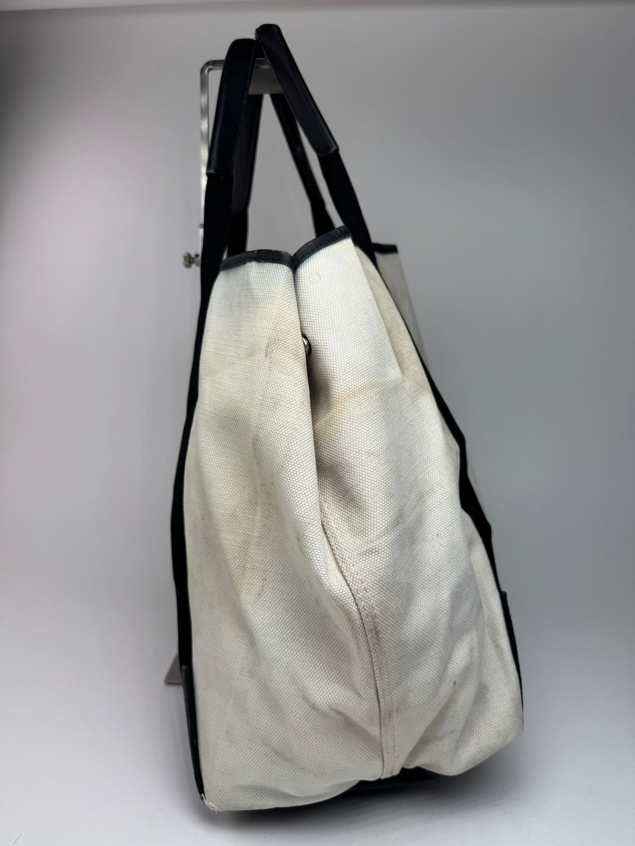 Balenciaga Vintage Logo Shopper black white Size ONE SIZE - 12 Thumbnail