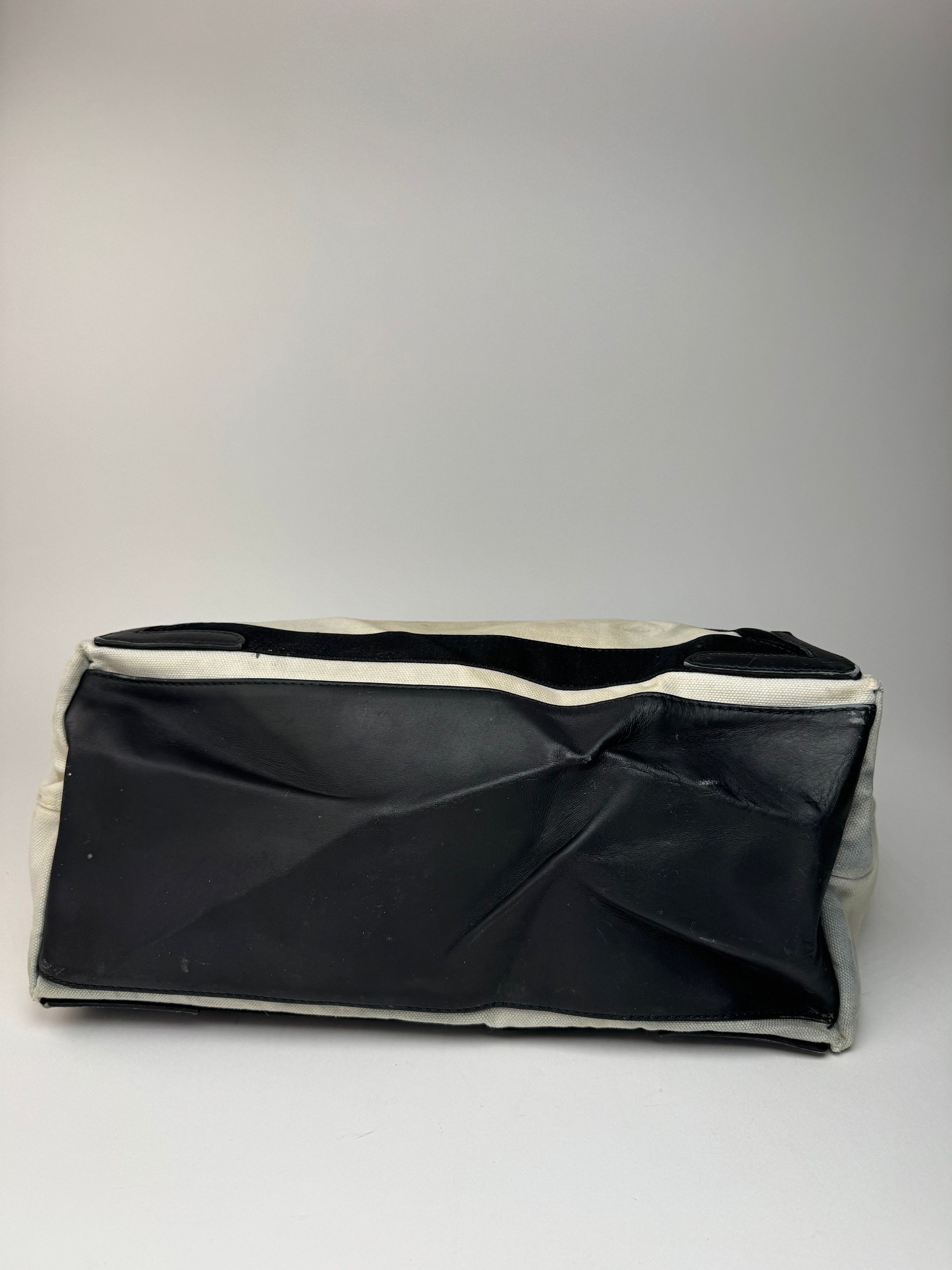 Balenciaga Vintage Logo Shopper black white Size ONE SIZE - 9 Thumbnail