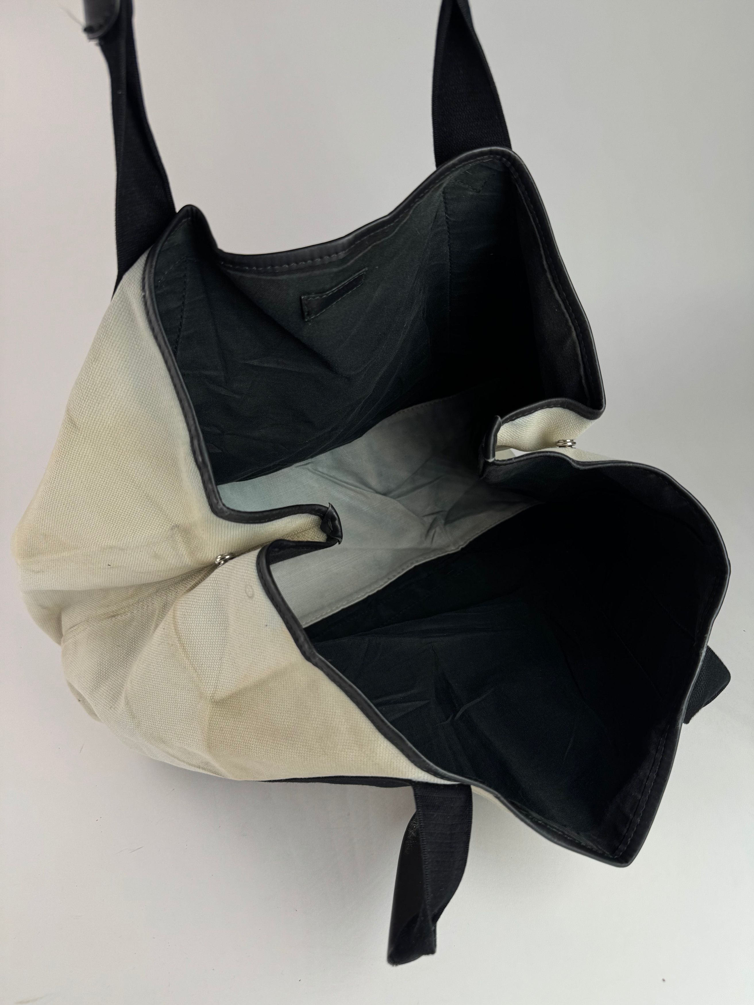 Balenciaga Vintage Logo Shopper black white Size ONE SIZE - 15 Thumbnail