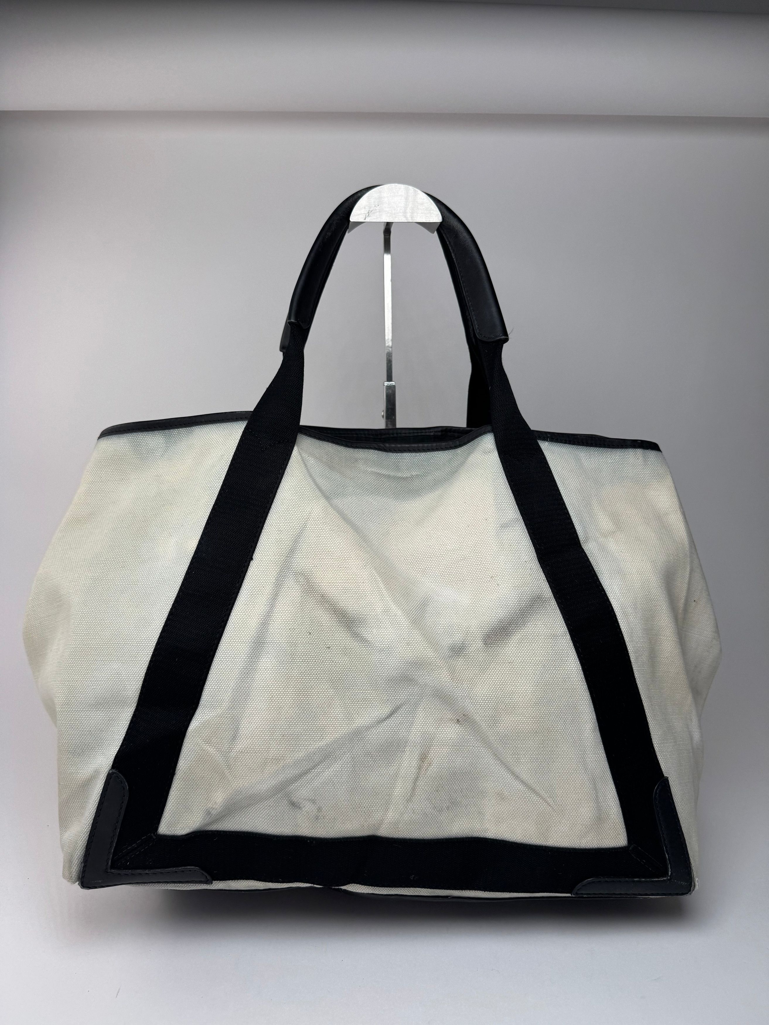 Balenciaga Vintage Logo Shopper black white Size ONE SIZE - 2 Thumbnail