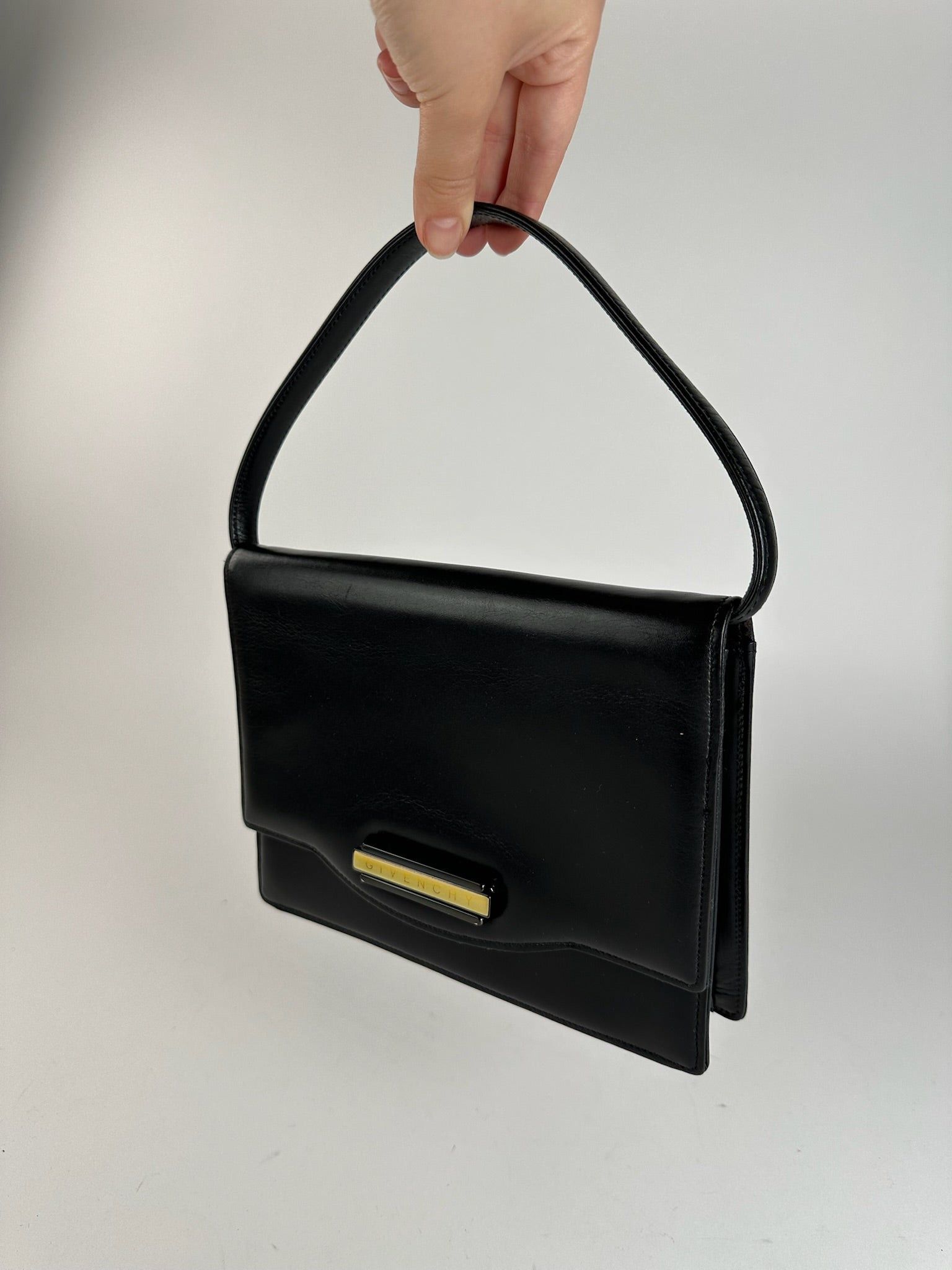 Givenchy Vintage Leather bag black Size ONE SIZE - 11 Thumbnail