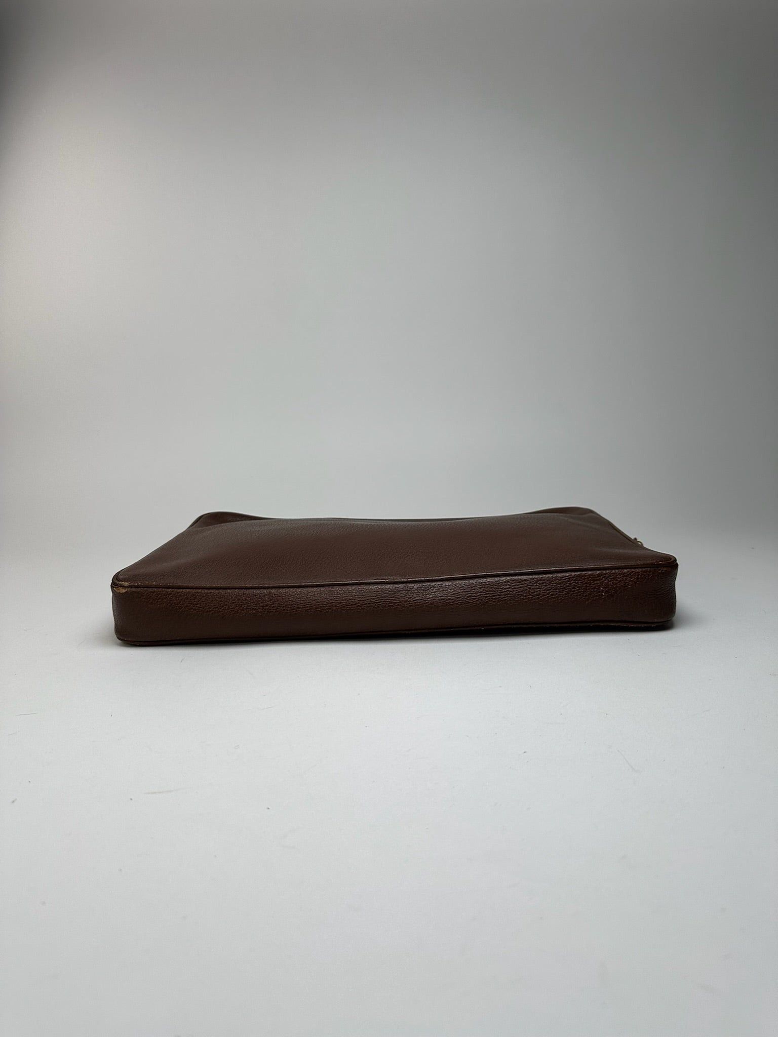 Gucci Vintage Leather Clutch Brown Size ONE SIZE - 11 Thumbnail