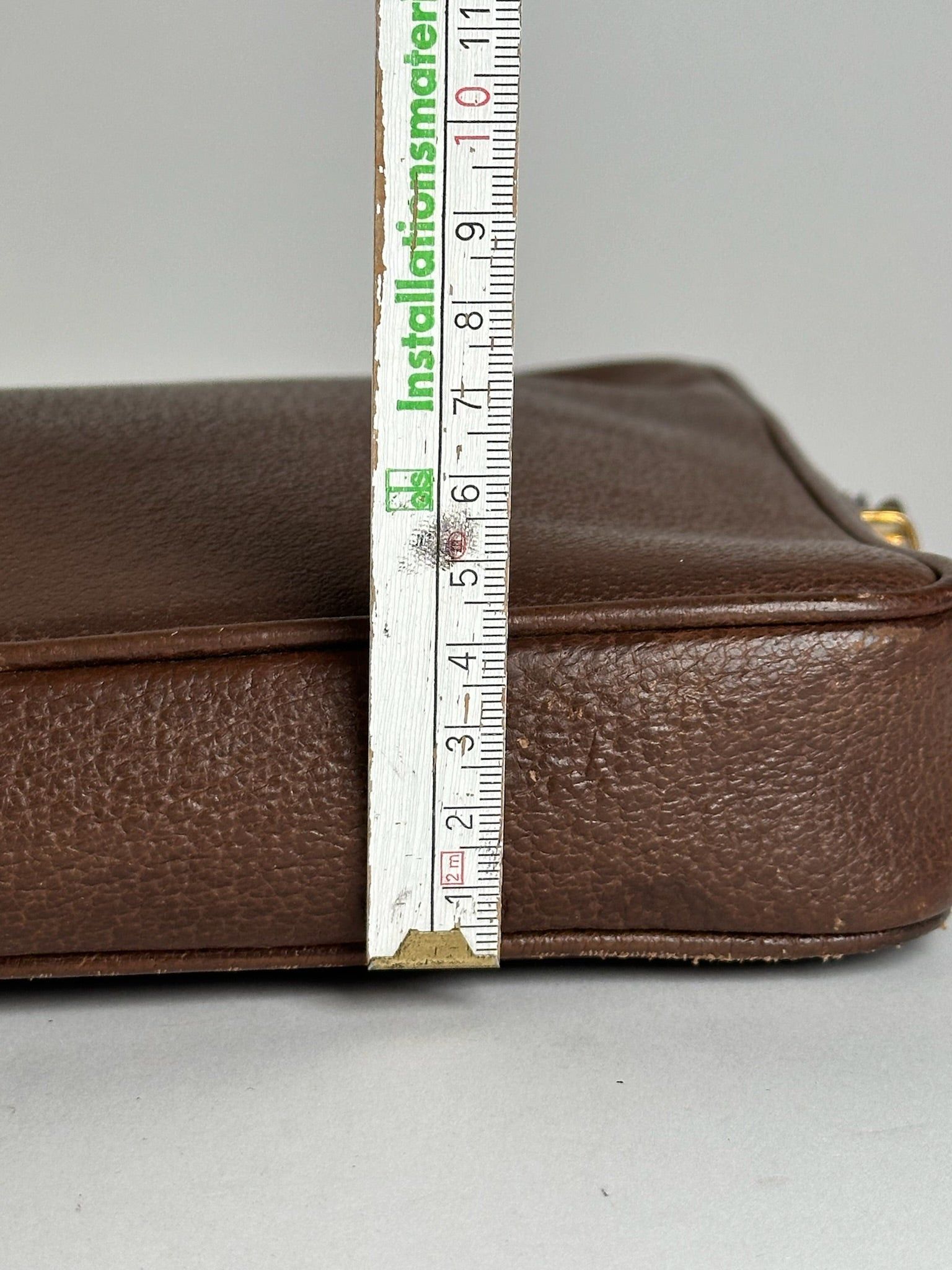 Gucci Vintage Leather Clutch Brown Size ONE SIZE - 10 Thumbnail