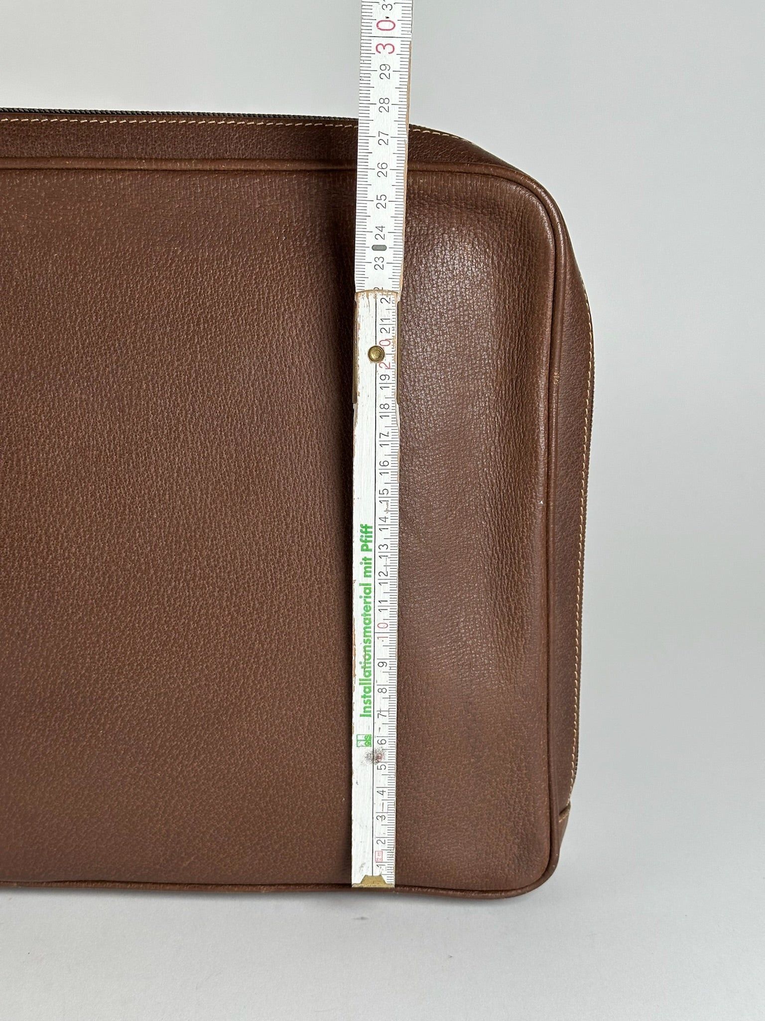 Gucci Vintage Leather Clutch Brown Size ONE SIZE - 13 Thumbnail