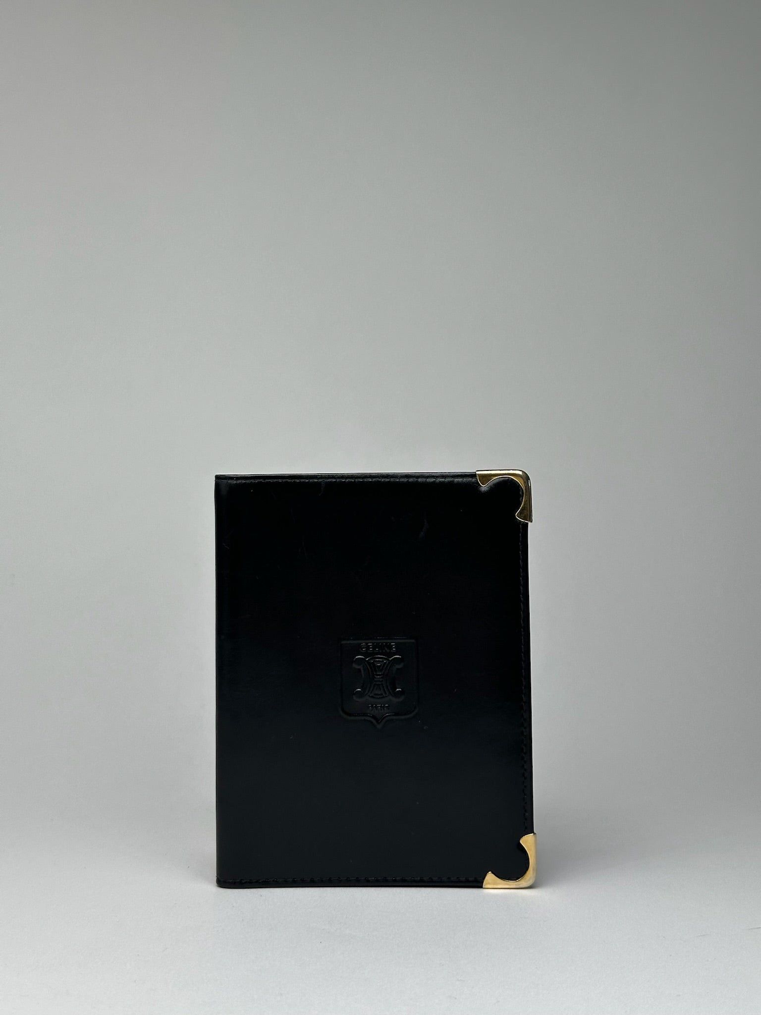 Celine Vintage Paris Foldable Leather wallet black Size ONE SIZE - 2 Thumbnail