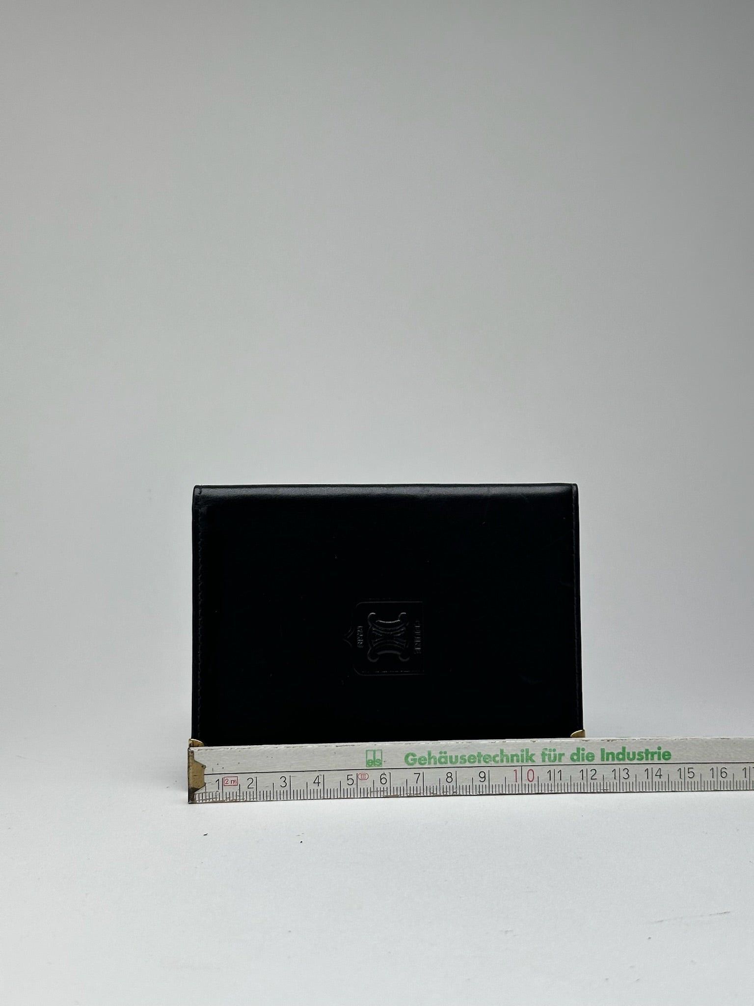 Celine Vintage Paris Foldable Leather wallet black Size ONE SIZE - 9 Thumbnail