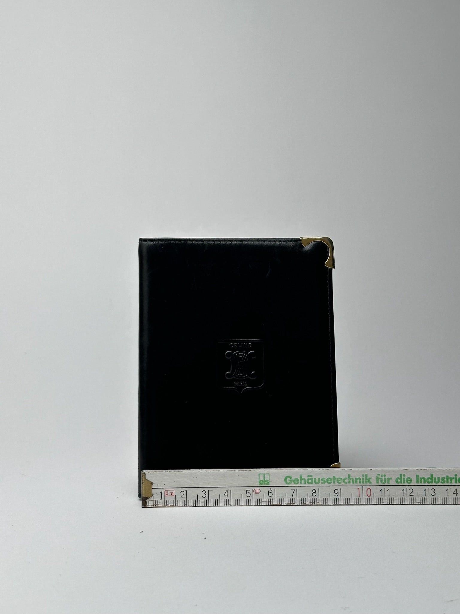 Celine Vintage Paris Foldable Leather wallet black Size ONE SIZE - 10 Thumbnail