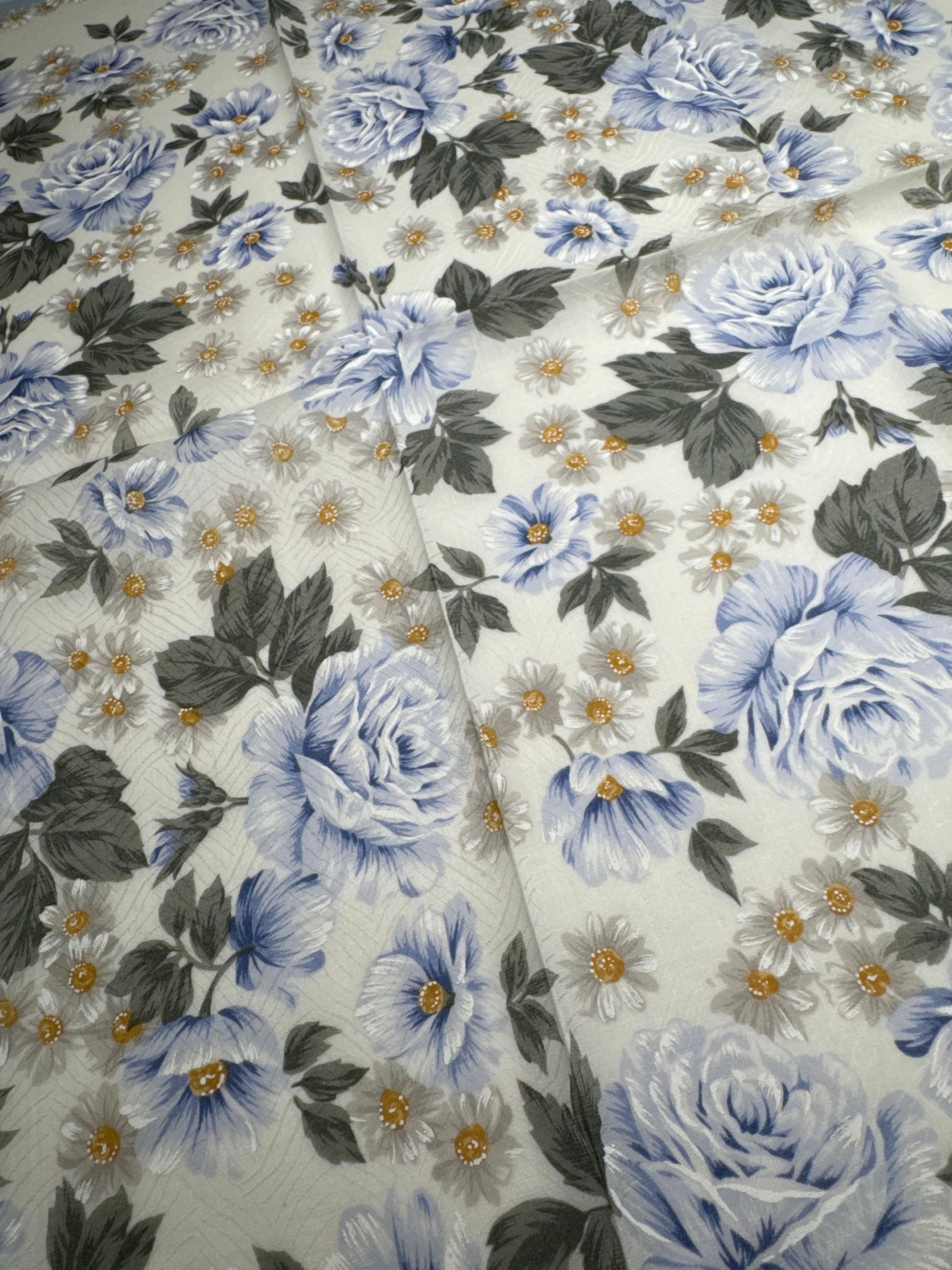 Dior Vintage Scarf Blue White Size ONE SIZE - 4 Thumbnail