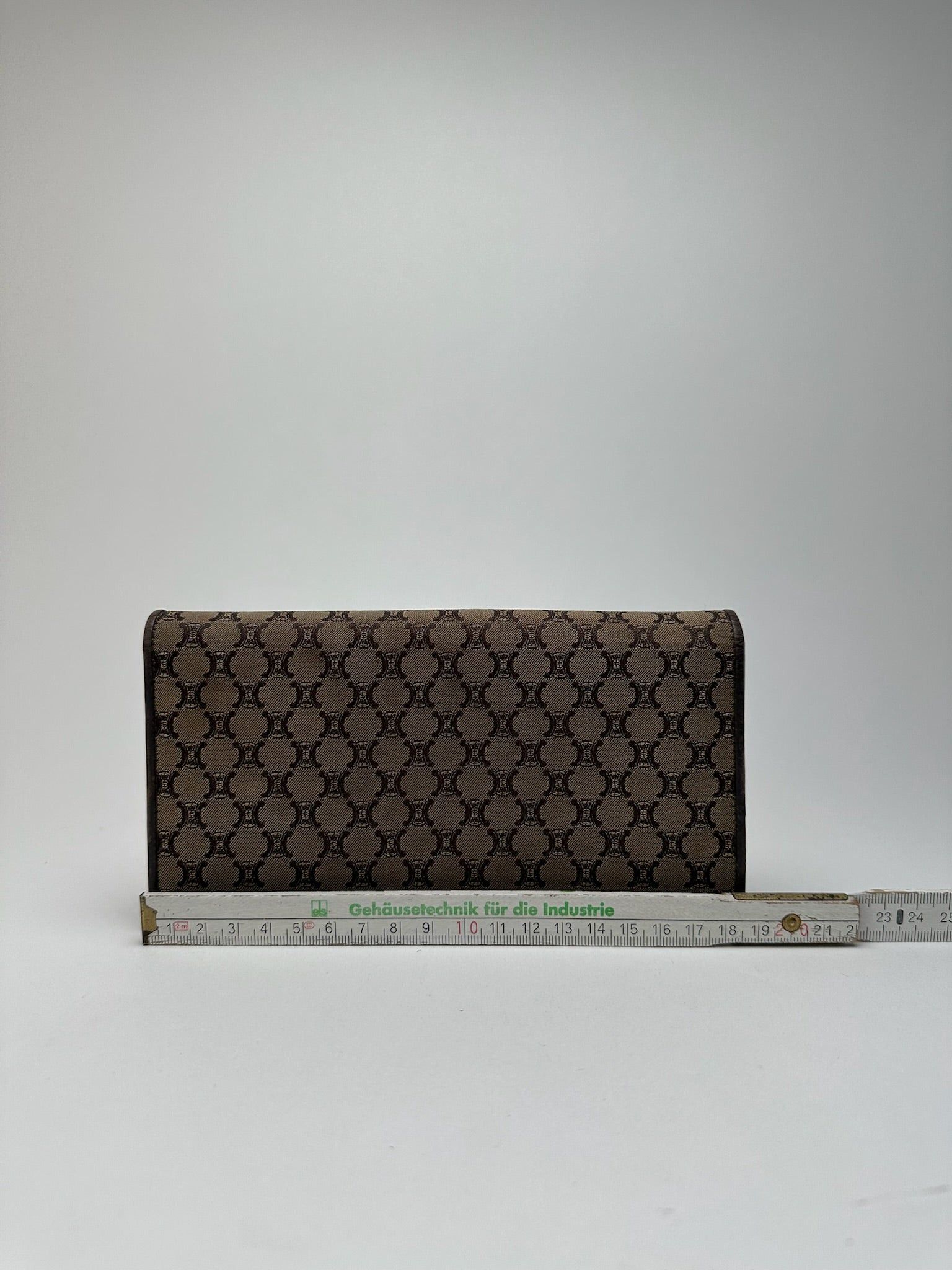 Celine Vintage Monogram Canvas leather wallet brown Size ONE SIZE - 13 Thumbnail