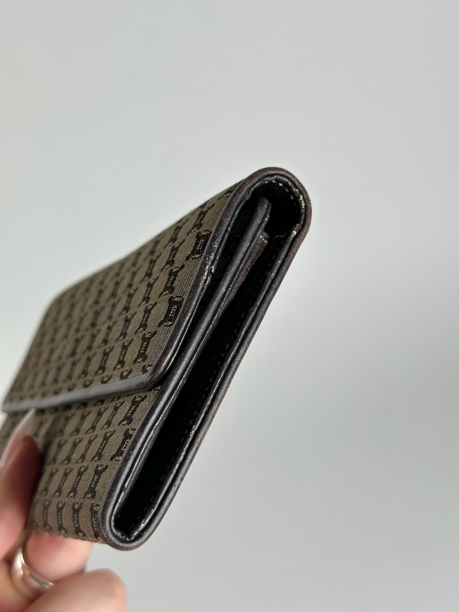 Celine Vintage Monogram Canvas leather wallet brown Size ONE SIZE - 10 Thumbnail