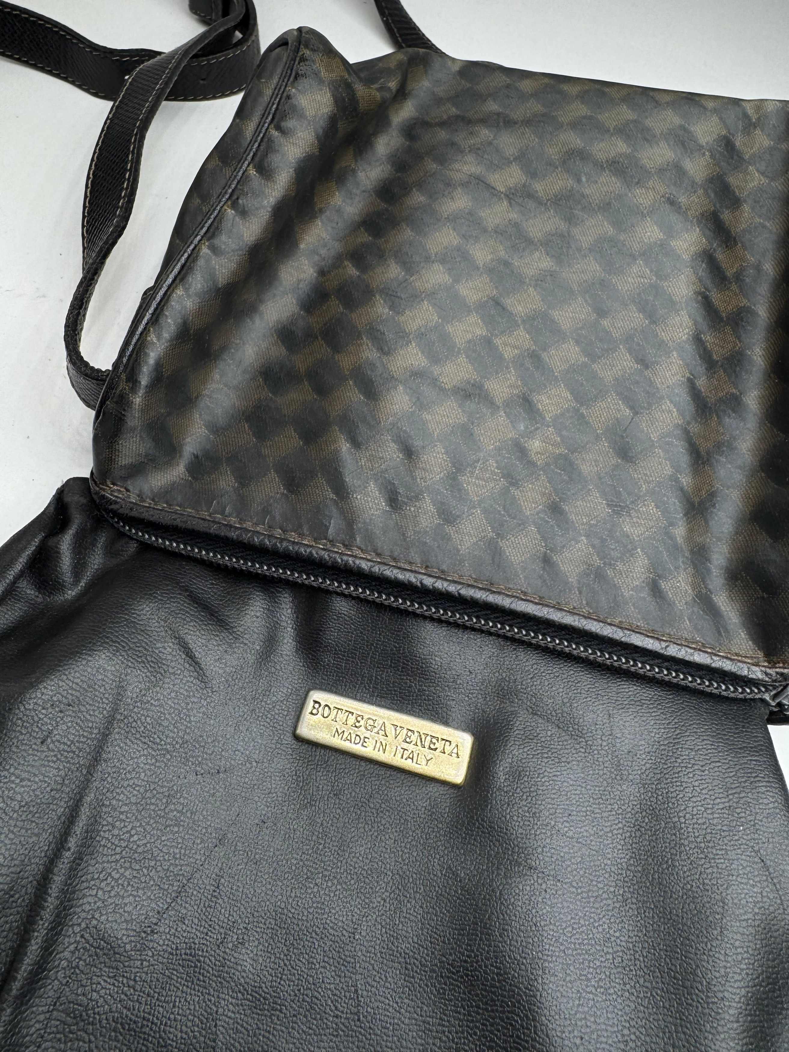 Bottega Veneta Vintage Leather Bag brown black Size ONE SIZE - 4 Thumbnail