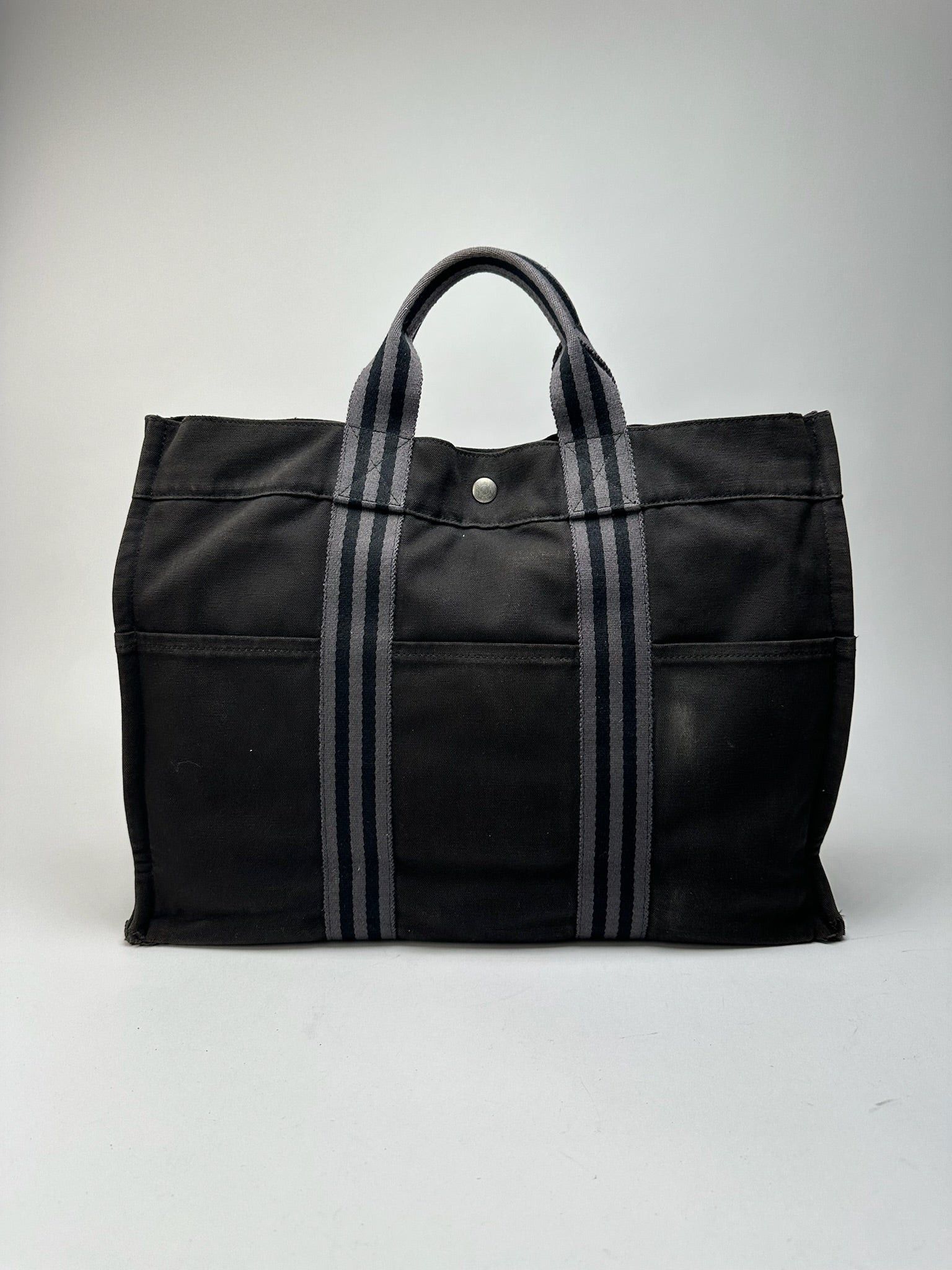 Other Vintage Hermes Shopper bag black Size ONE SIZE - 11 Thumbnail