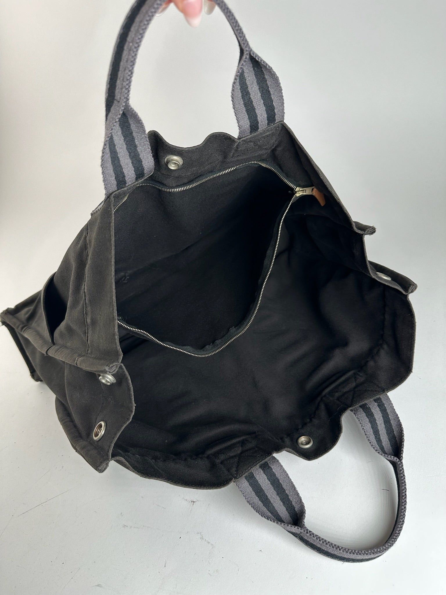 Other Vintage Hermes Shopper bag black Size ONE SIZE - 3 Thumbnail