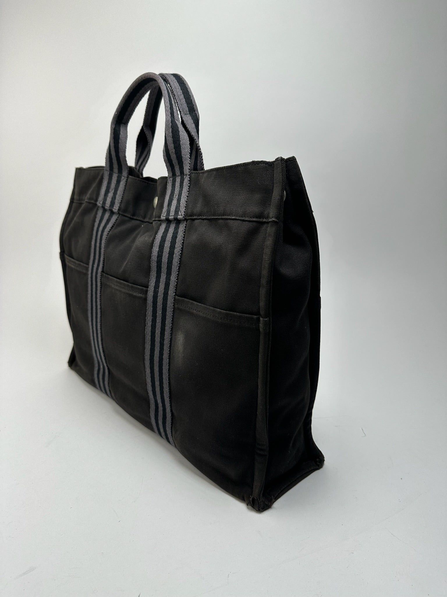 Other Vintage Hermes Shopper bag black Size ONE SIZE - 6 Thumbnail